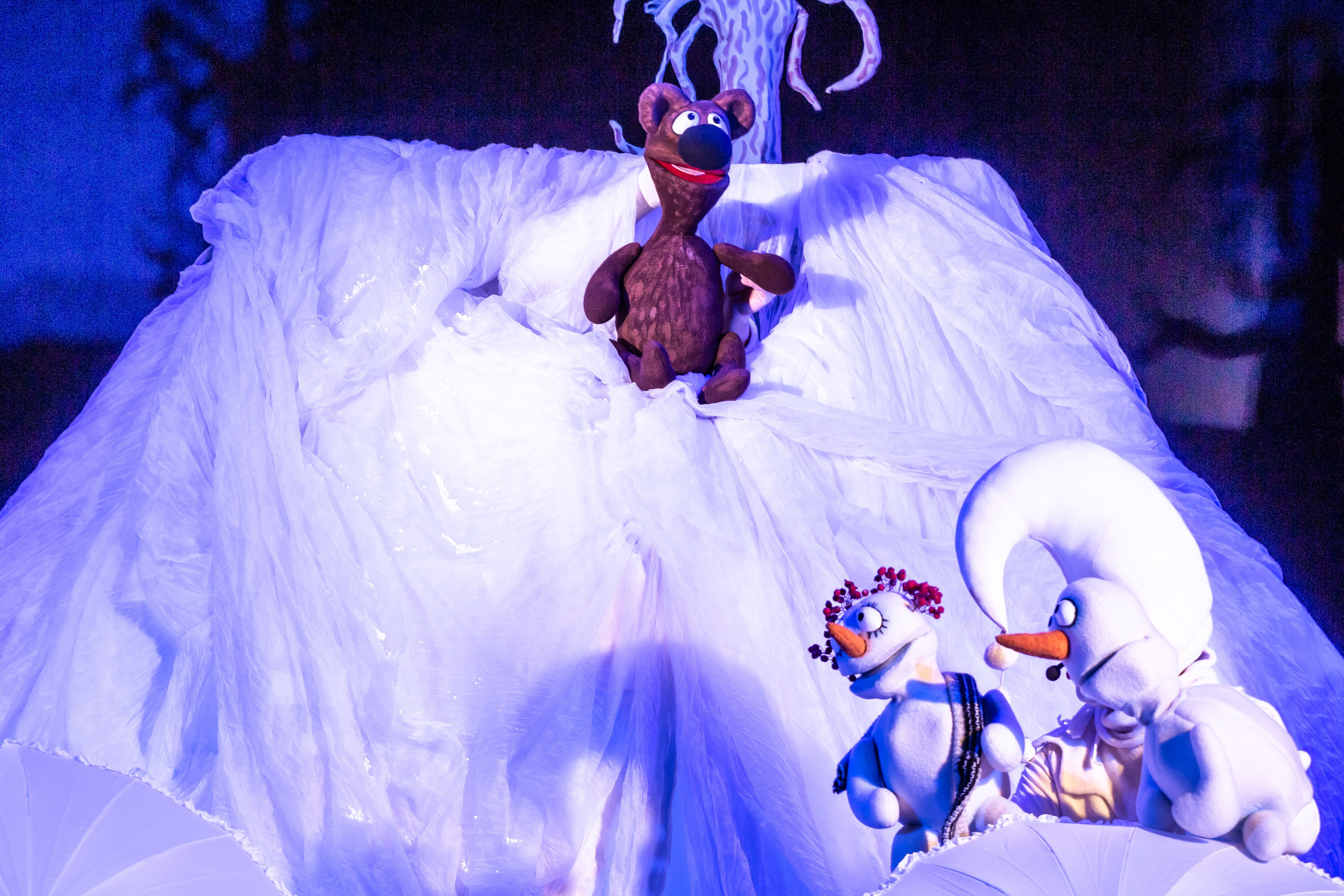 Спектакль Снежные человечки — театр Саквояж. Фотограф в Сочи Юрий Шептаев