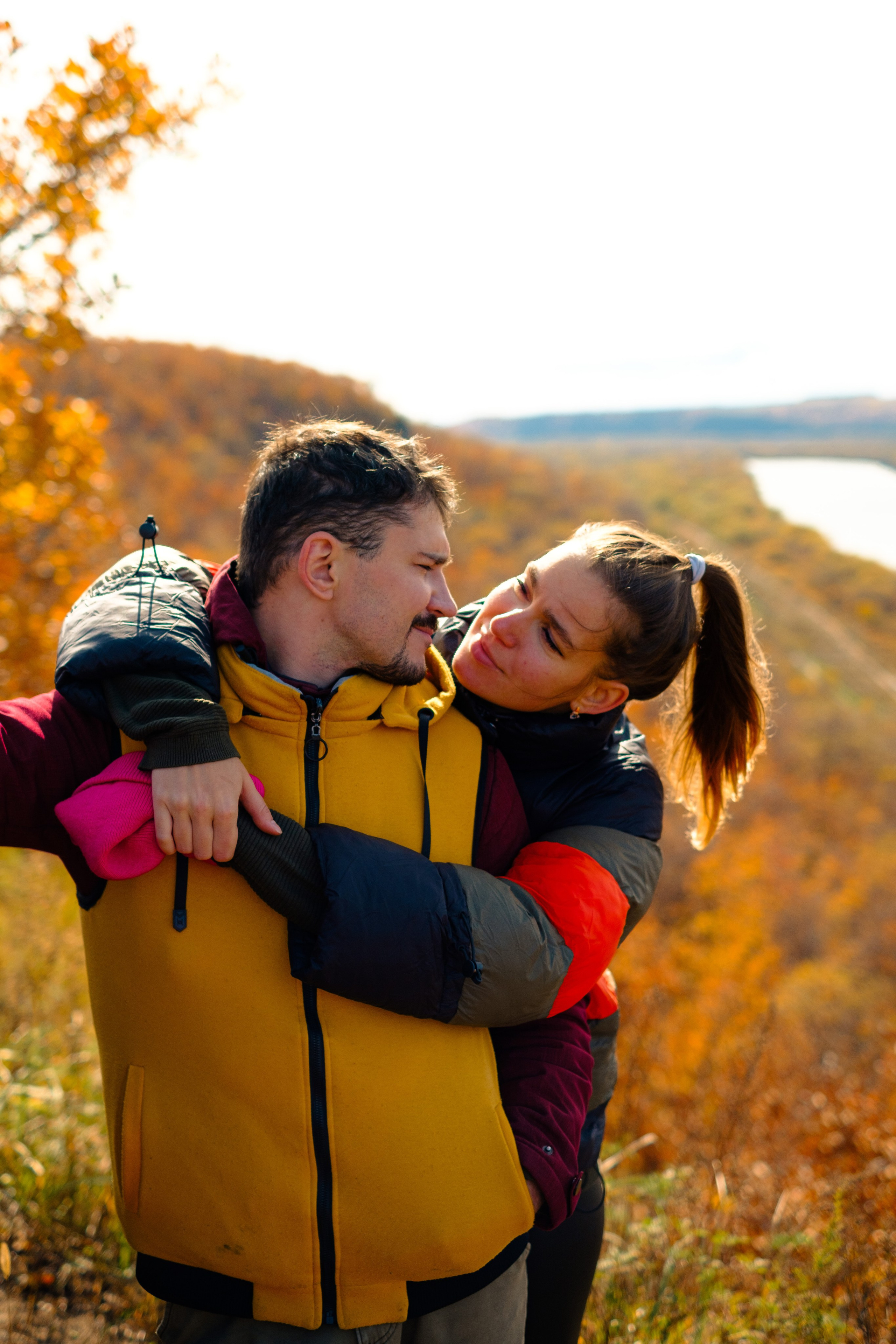 Михайловские столбы осенью. Фотограф Благовещенска Яна