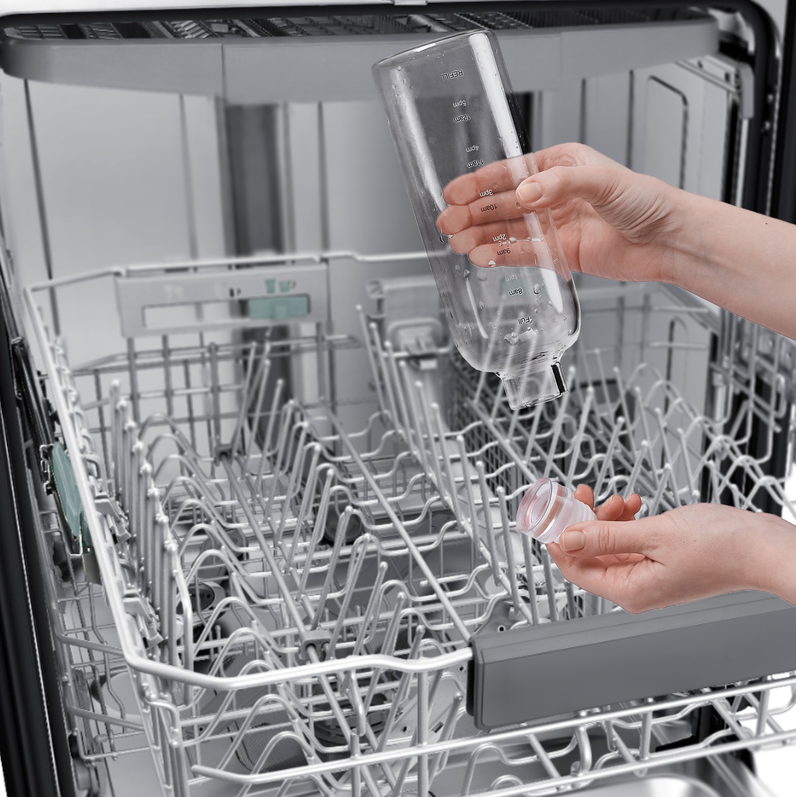 Бутылка для воды Amazon. Предметный фотограф, инфографика и видео в Санкт-Петербурге