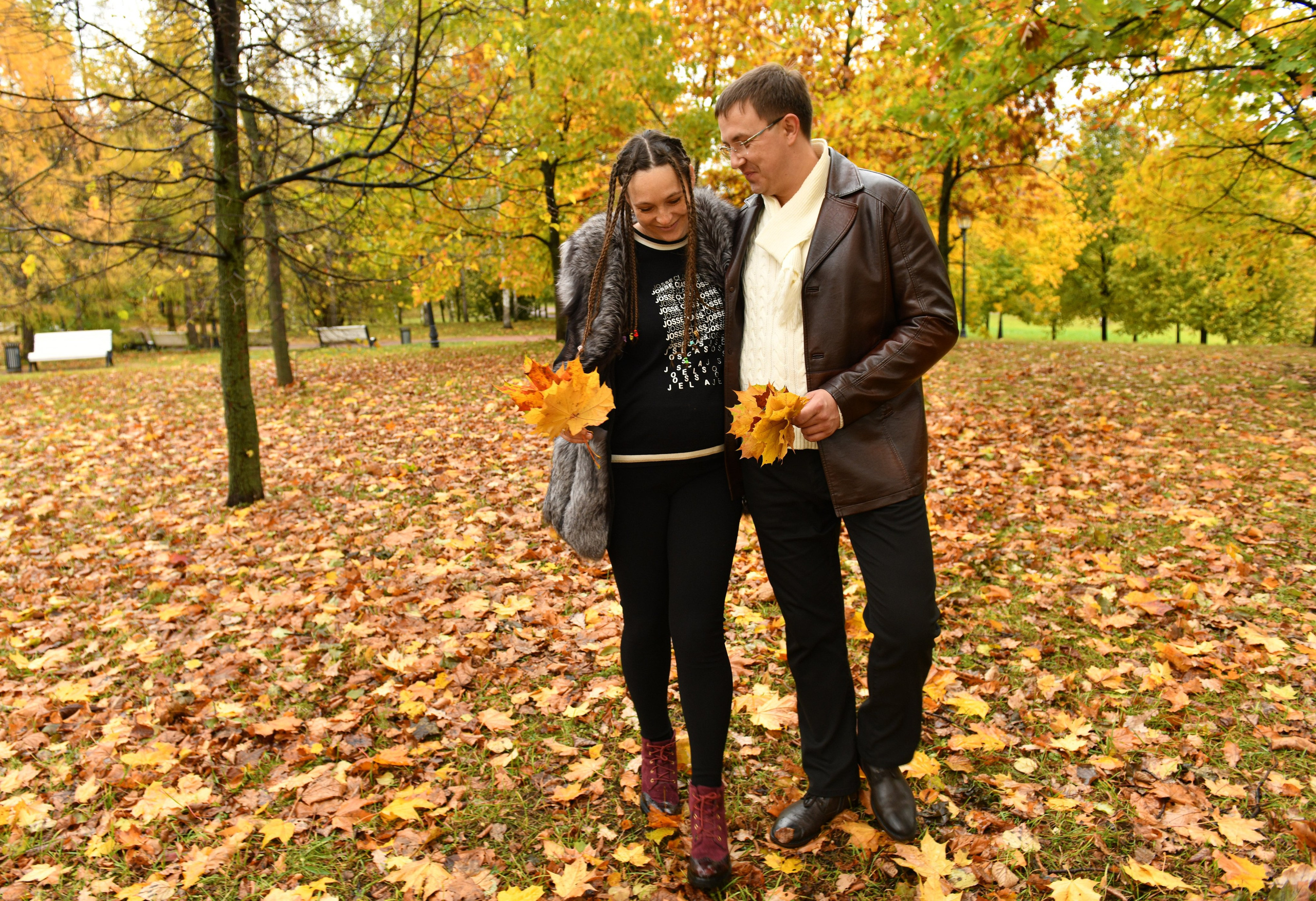 Осенняя съёмка. Свадебный и портретный фотограф в Москве Галина Борисова