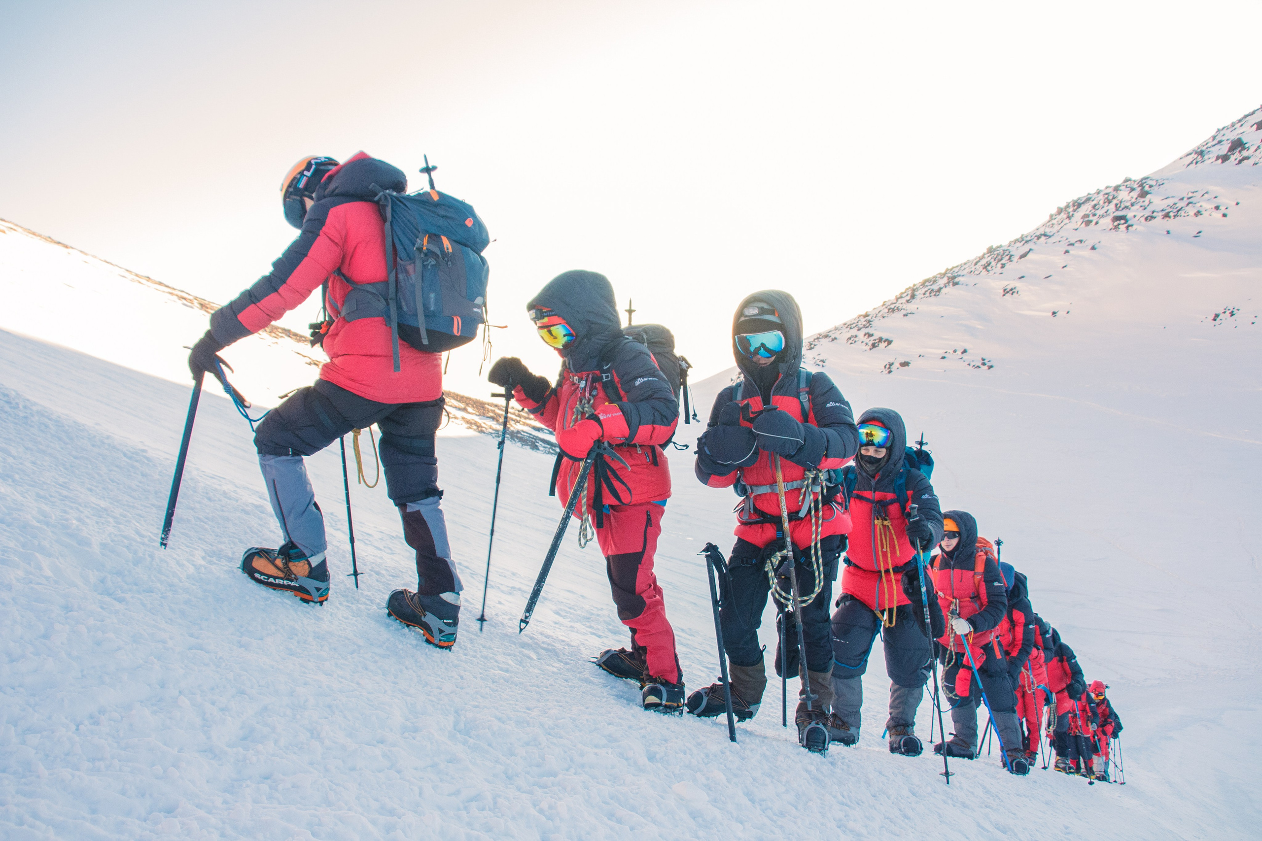 Восхождение на Эльбрус (пример съемки). Фотограф Котий Даниил