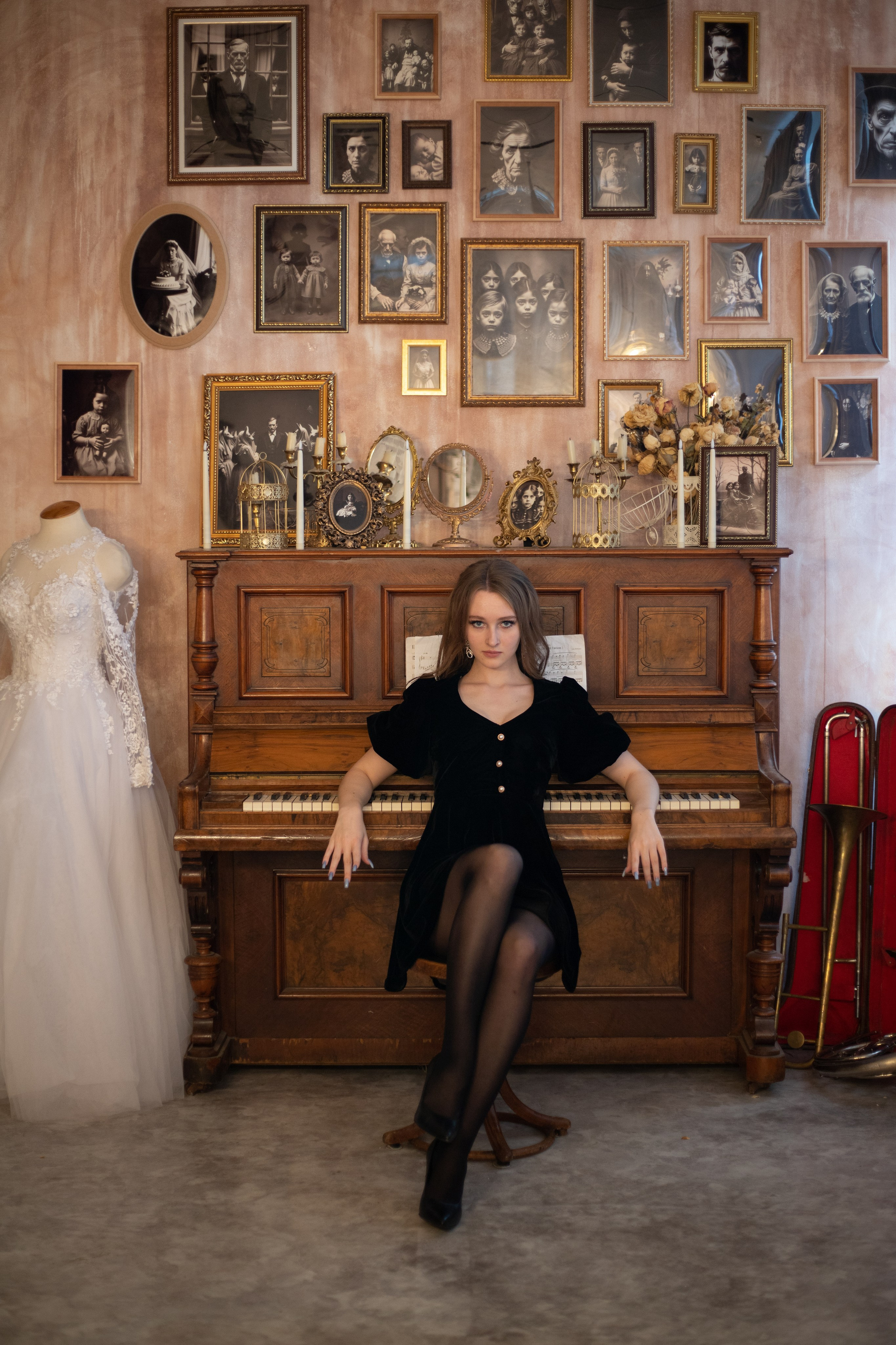 Татьяна в заброшенном особняке. Индивидуальная фотосессия. Фотограф Киржач/Москва_Екатерина Мартынова