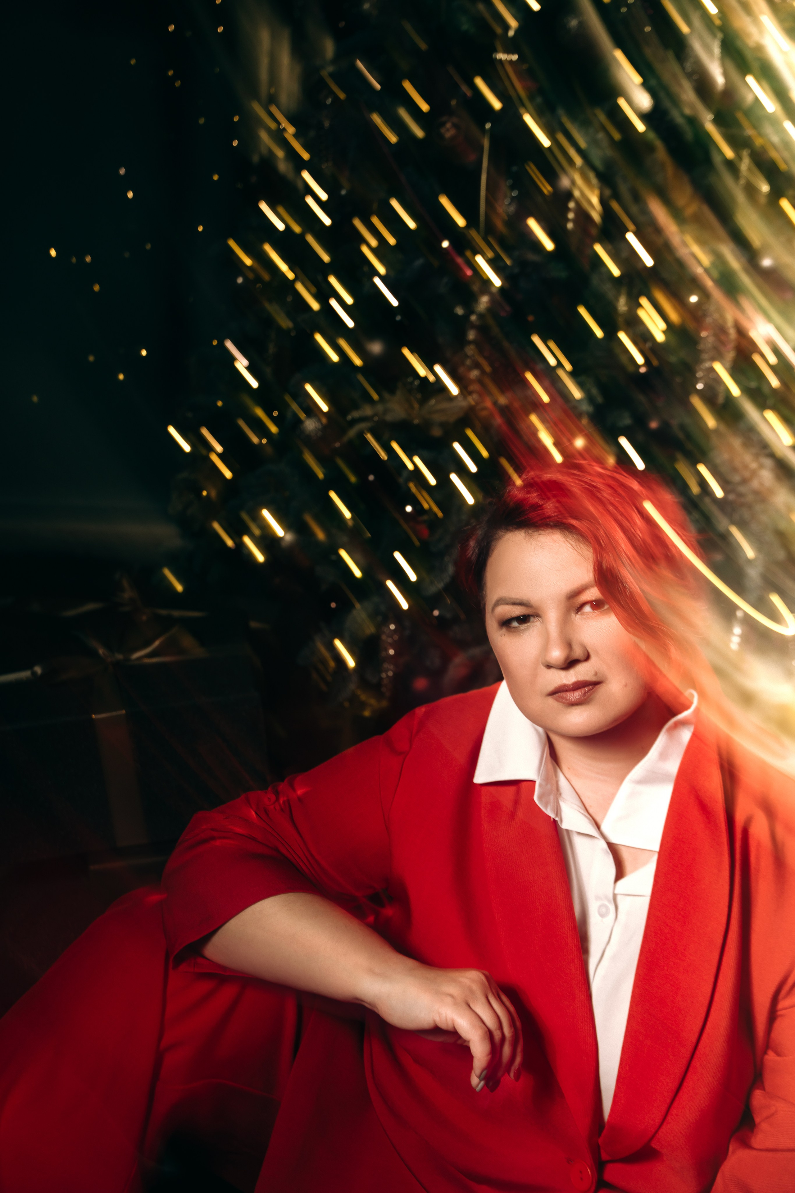 Юля. Альтернативный взгляд на Новый год. Портретный фотограф в Санкт-Петербурге Дмитриева Наталия