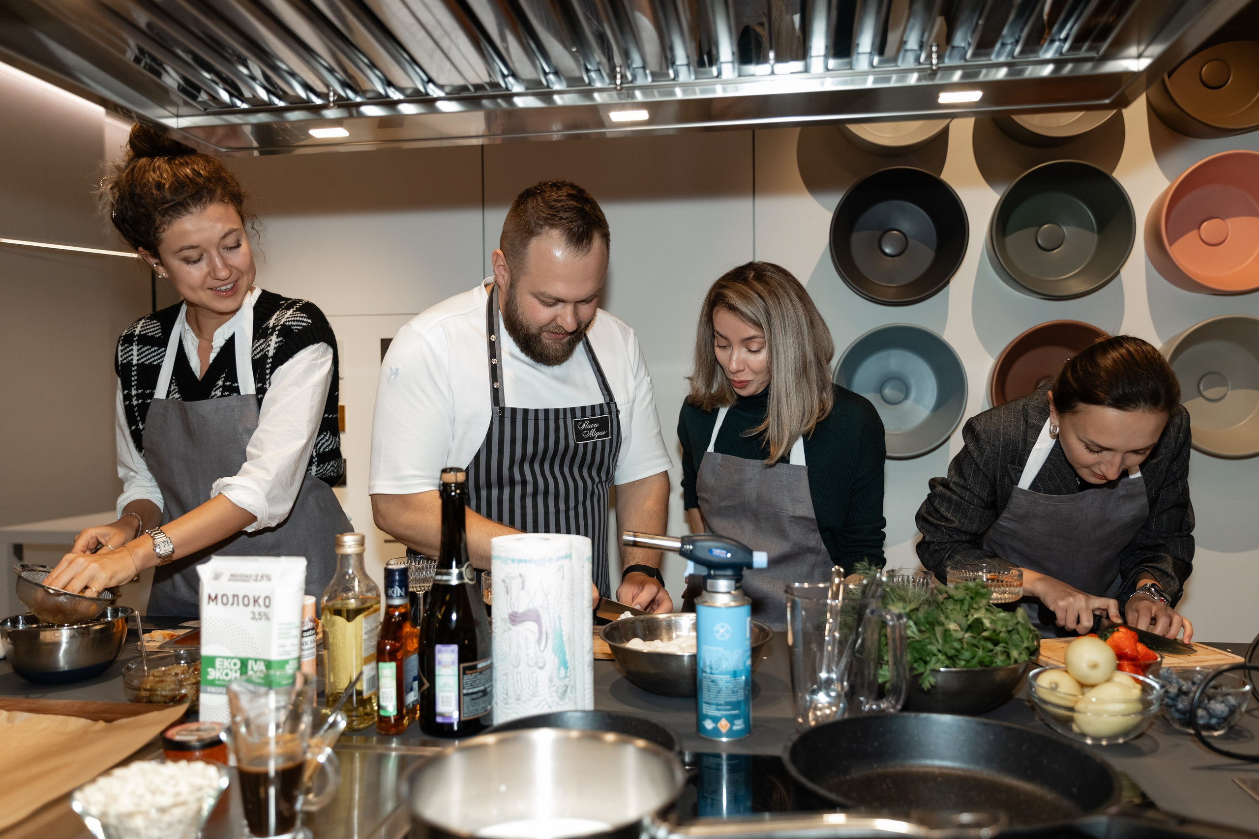 Кулинарный мастер-класс (Point of Experience). Татьяна Чернышова свадебный фотограф Москва