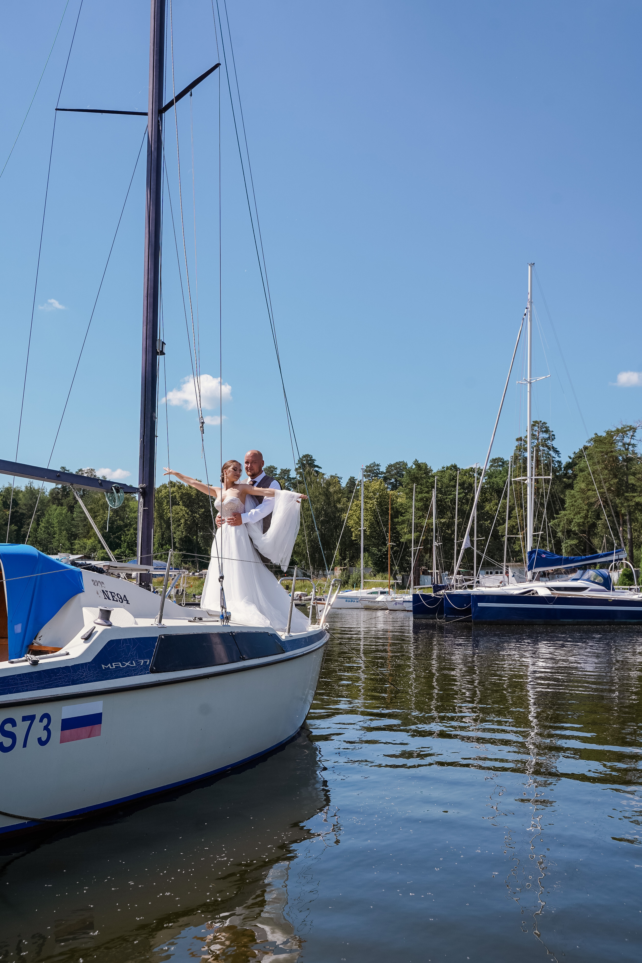 Свадебная прогулка яхт клуб. Фотограф на выпускной альбом школа сад димитровград