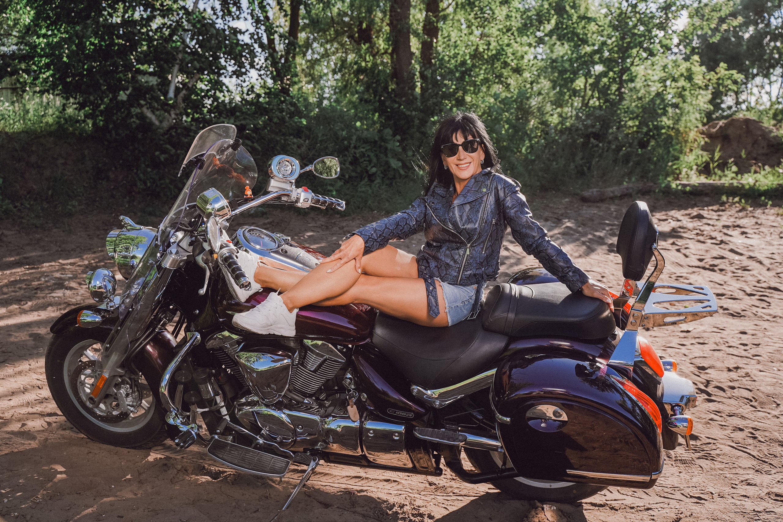 Сьемка с байком. Фотограф на выпускной альбом школа сад димитровград