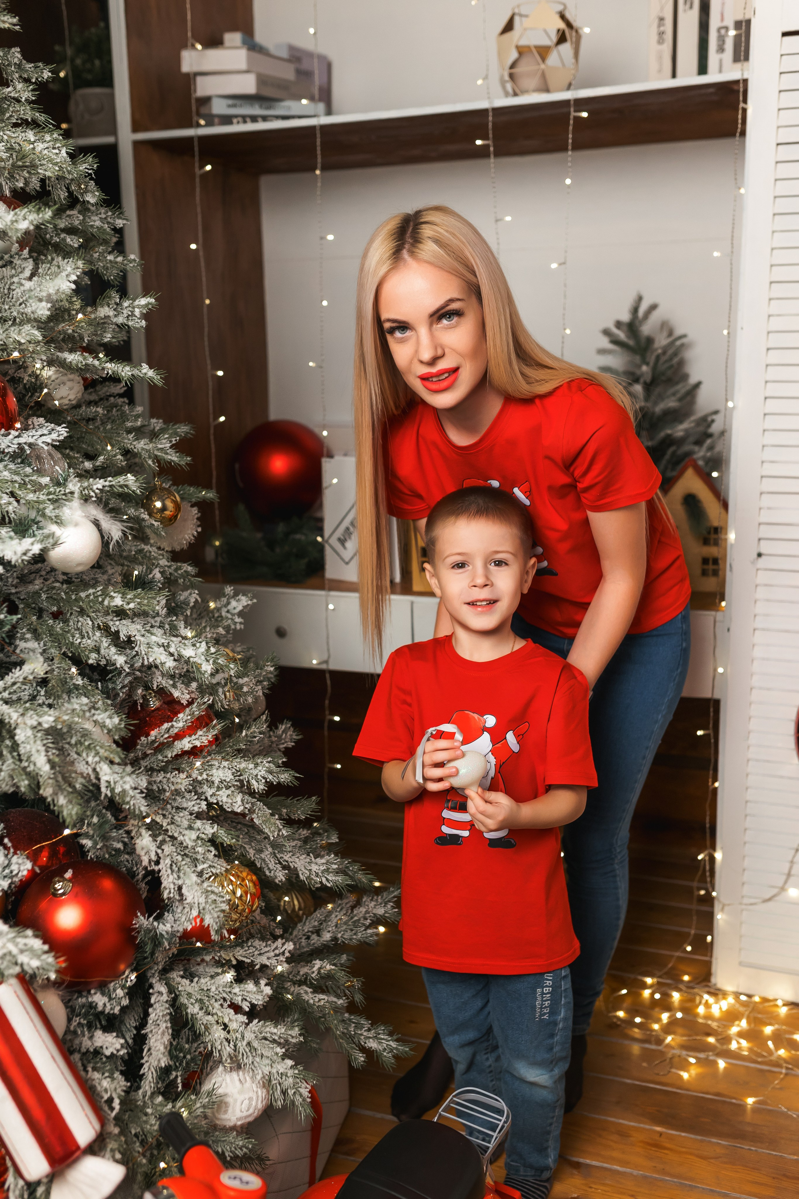 Новогодний фотосет двух семей. Свадебный фотограф в Хабаровске