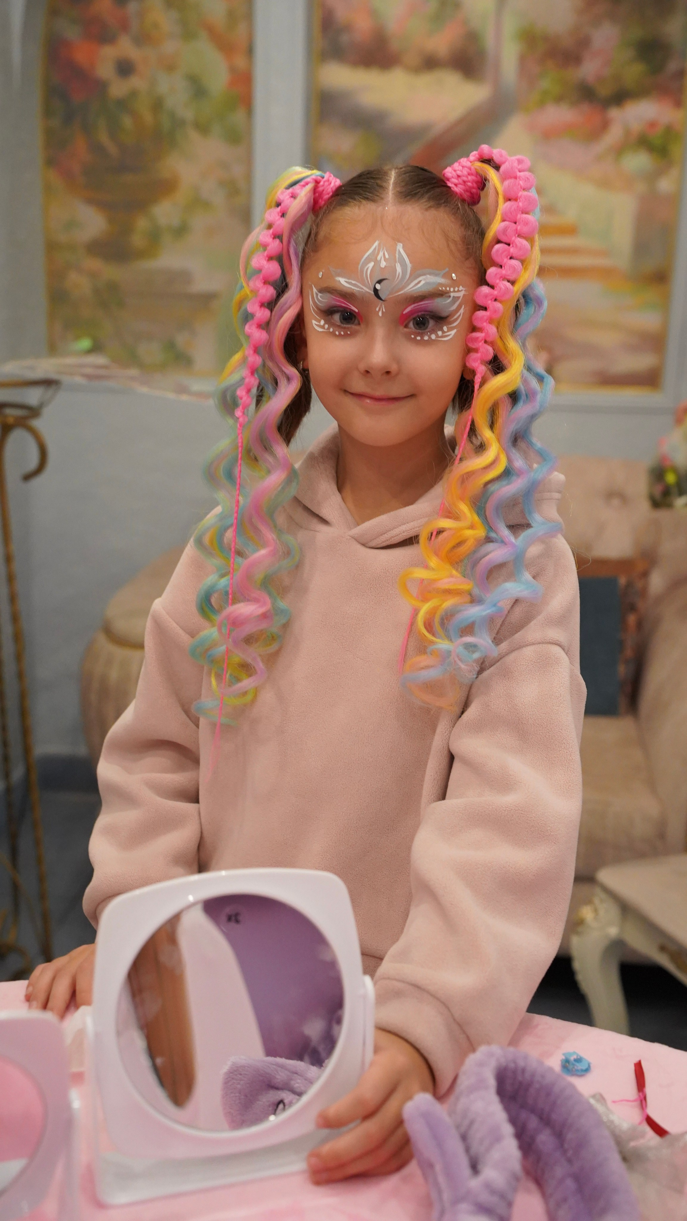 Спа-девичник на День Рождения (1). Афропрически, косы, прически с канекалоном в г. Клин