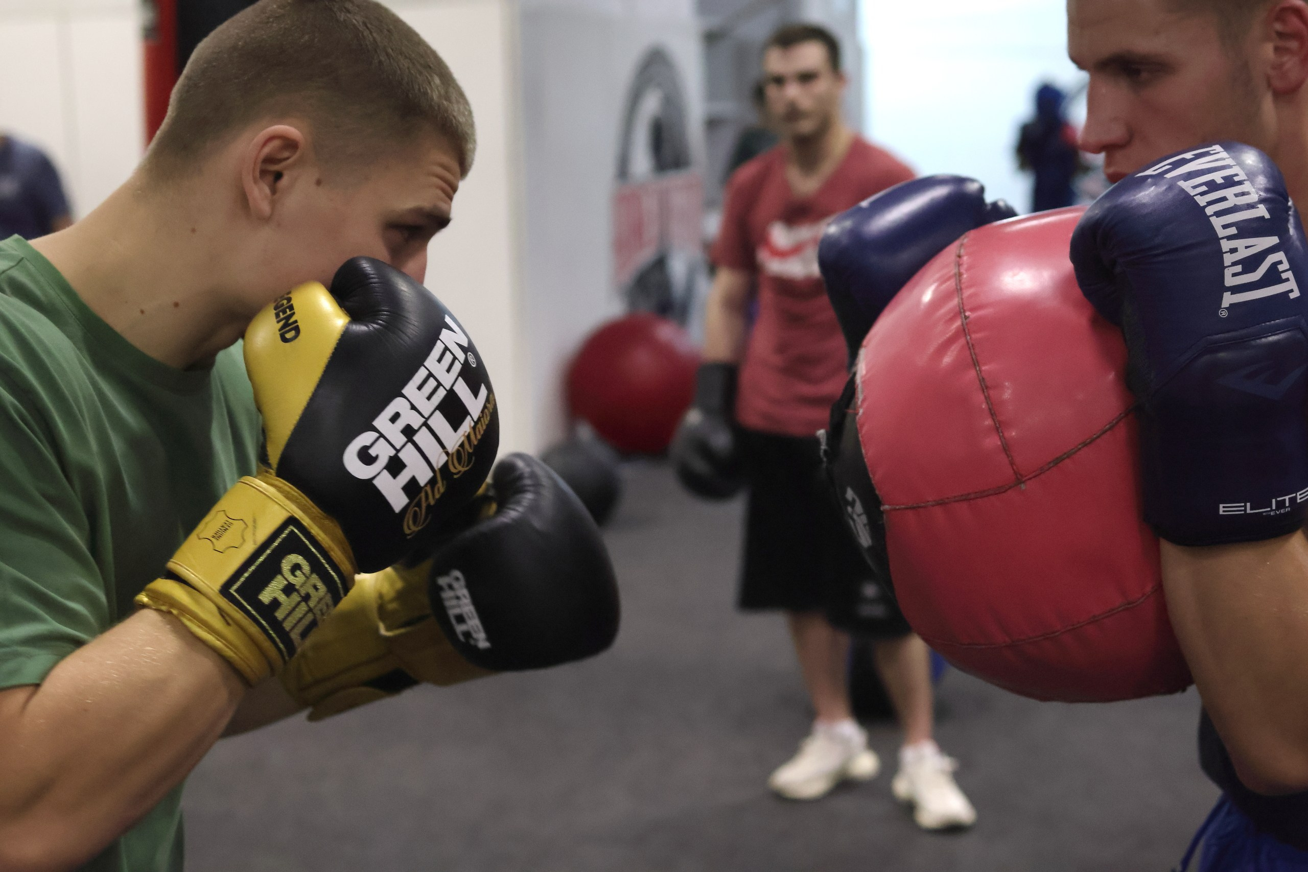 Тренировка по боксу в клубе Tiger. Спортивный и репортажный фотограф Ермакова Светлана