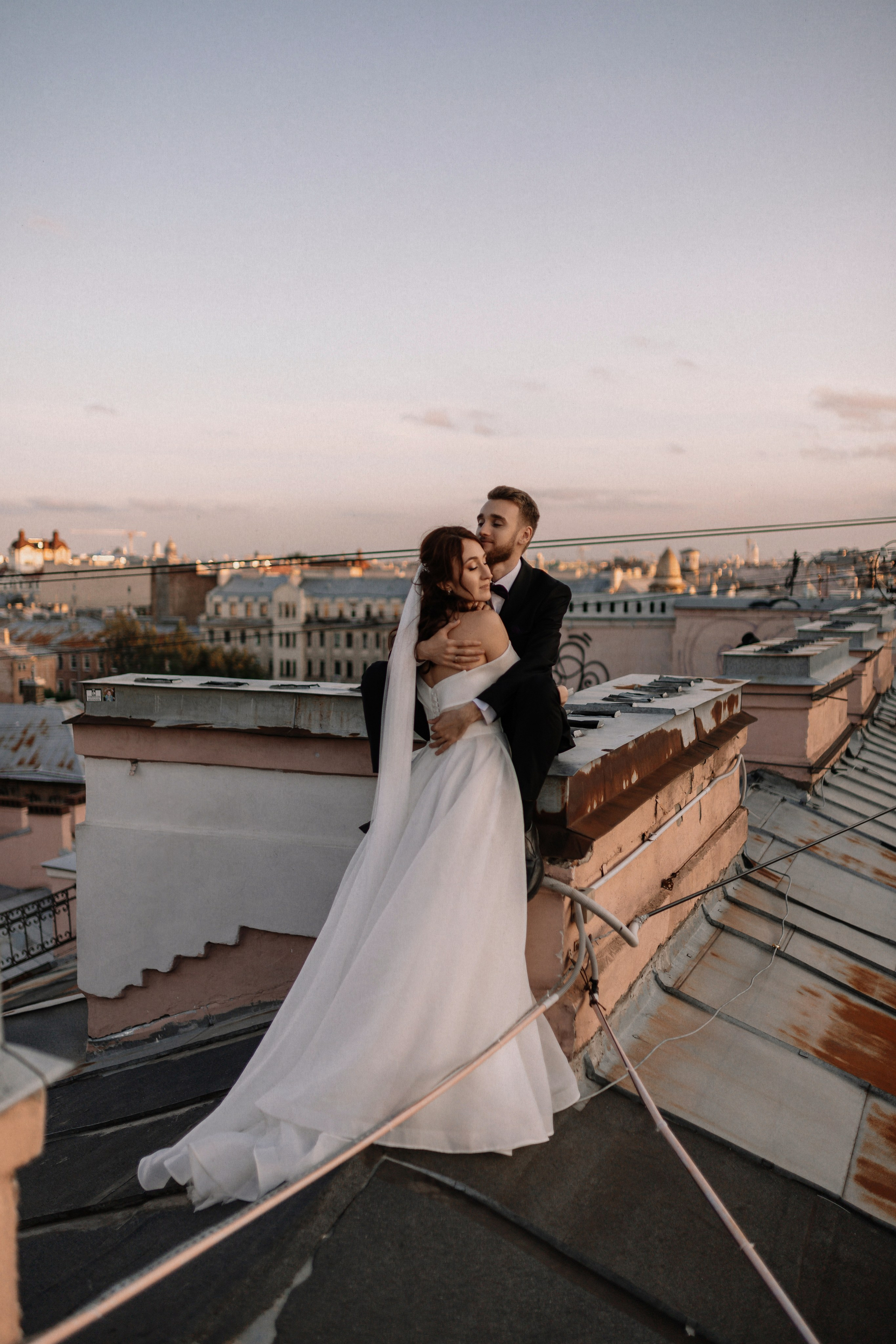 Крыша Петроградки. Николь — ваш любимый фотограф в Санкт-Петербурге