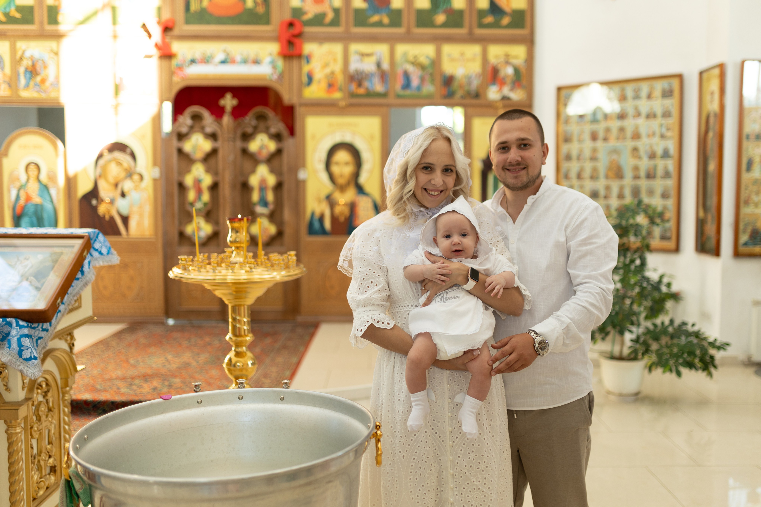 Крещение Артёма (все фото с таинсвта крещения). Фотограф новорожденных. Детский и семейный фотограф Марьяна Юдина