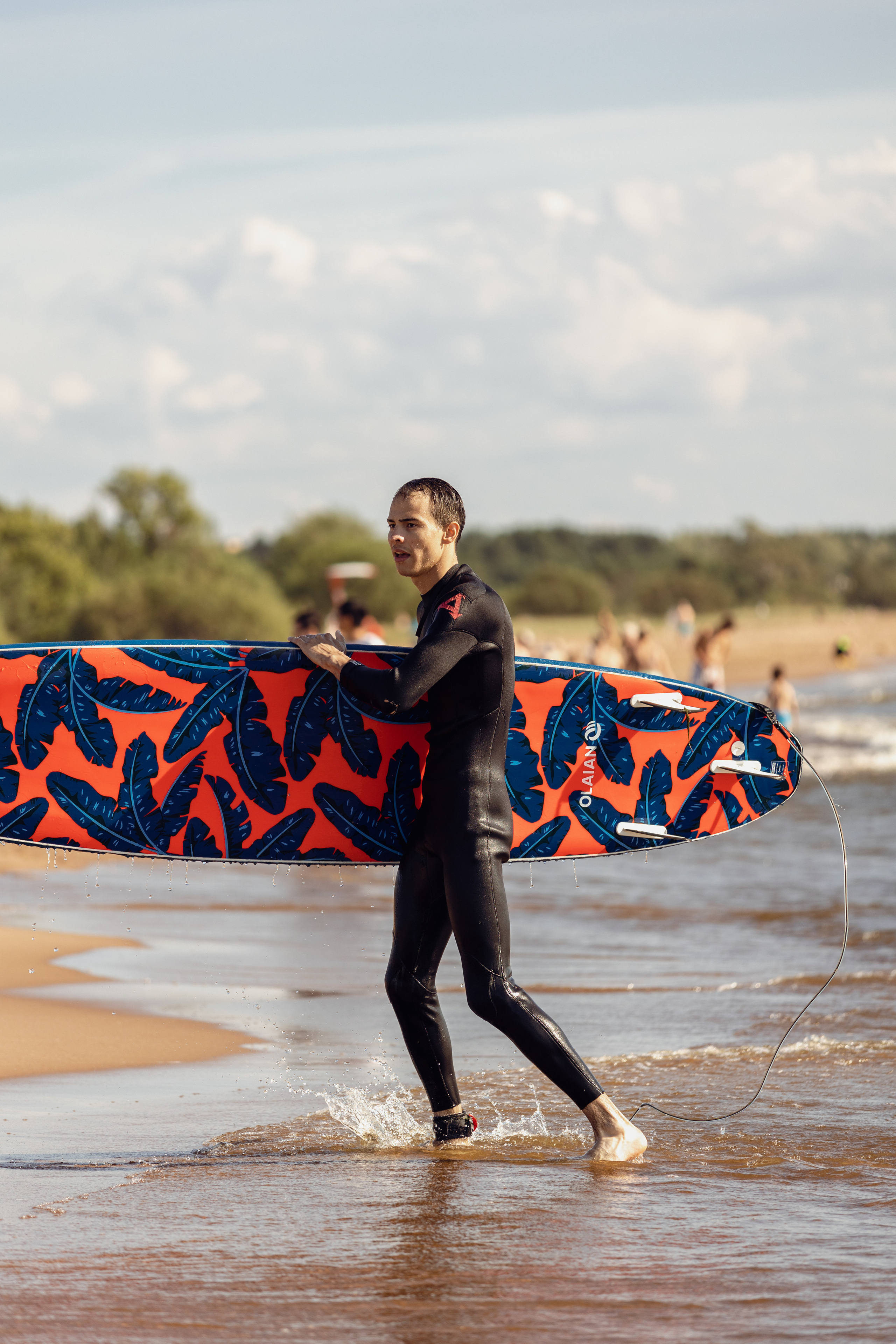 Урок по серфингу в Солнечном. Фотограф в Санкт-Петербурге