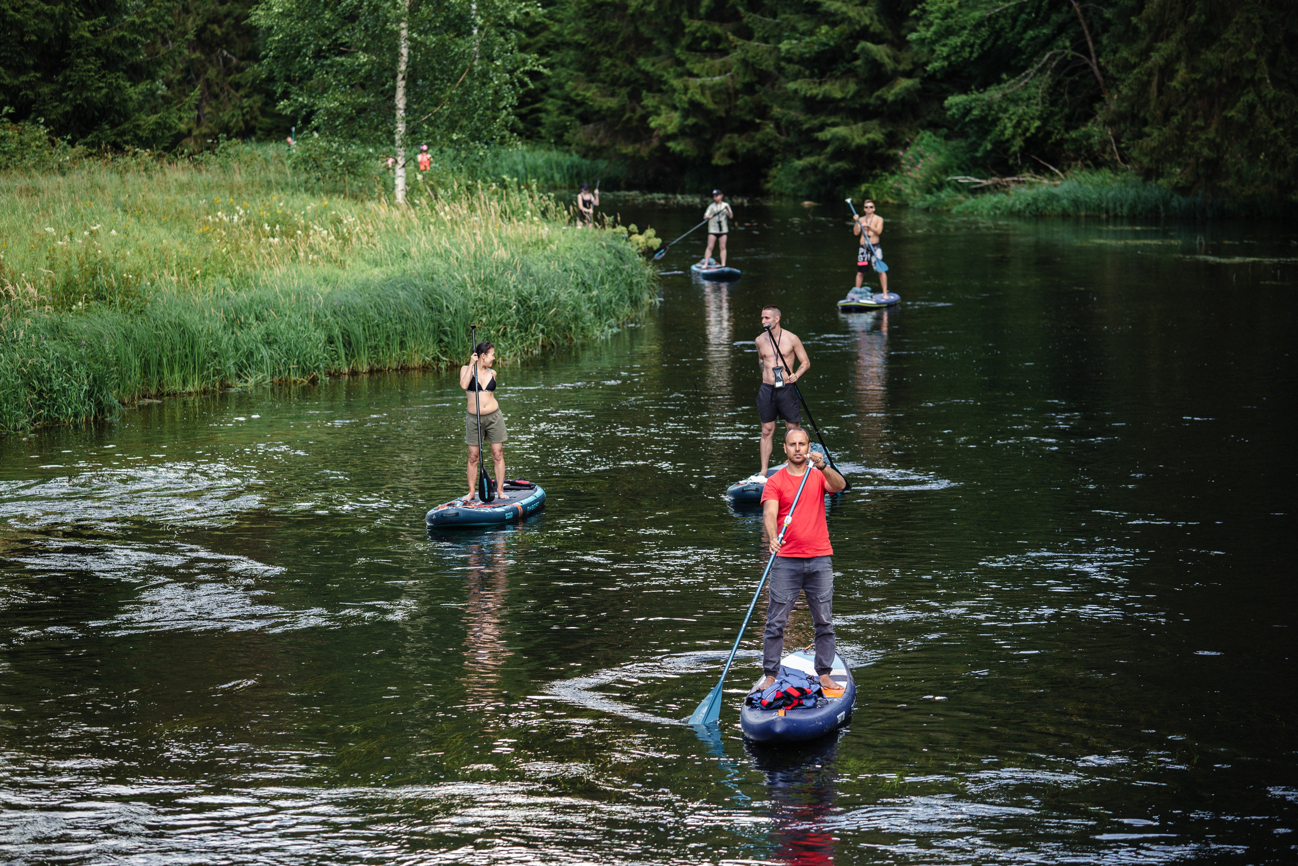 Сплавы на сапах по р. Оредеж. Фотограф в Санкт-Петербурге