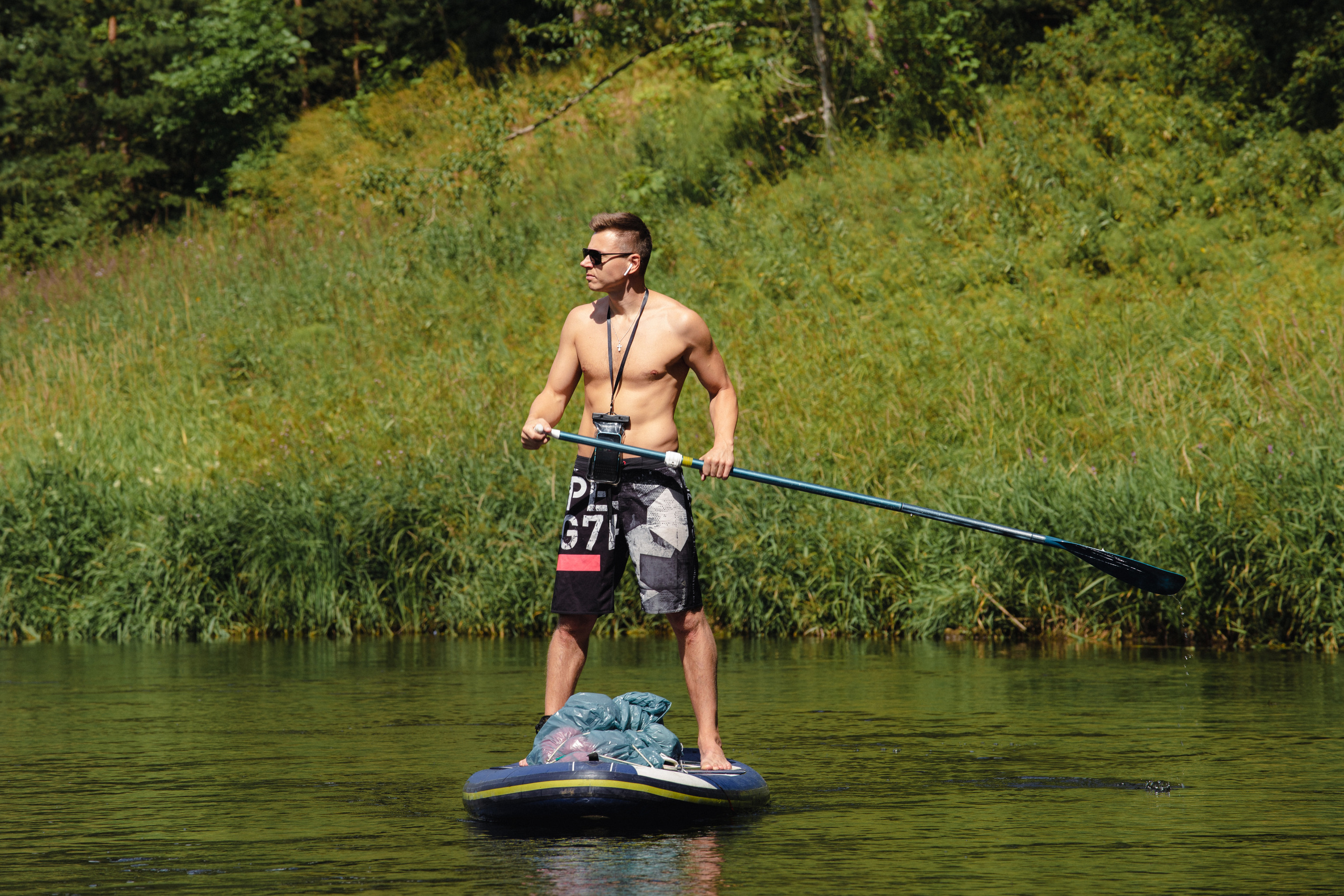 Сплавы на сапах по р. Оредеж. Фотограф в Санкт-Петербурге