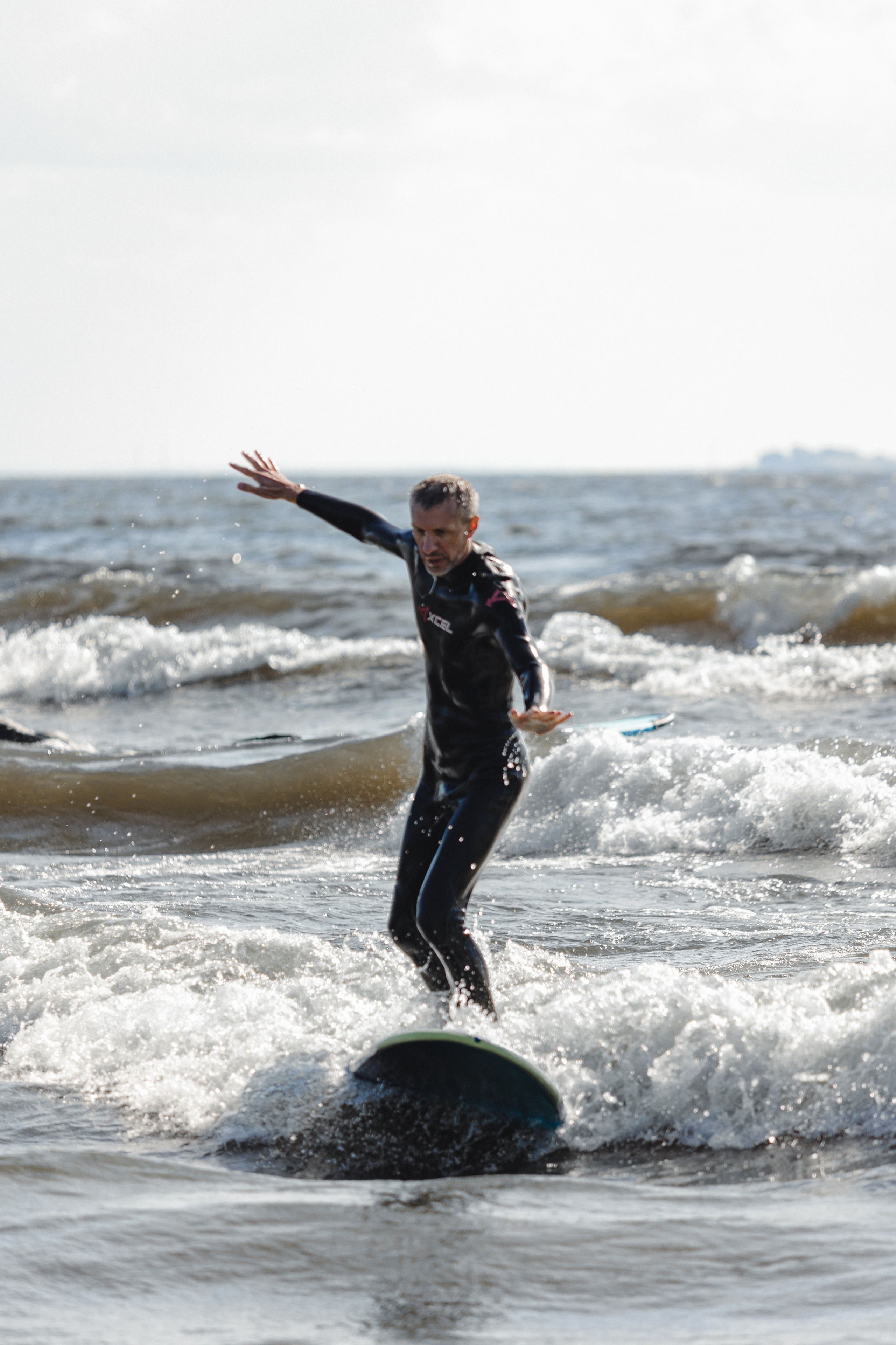 Урок по серфингу в Солнечном. Фотограф в Санкт-Петербурге