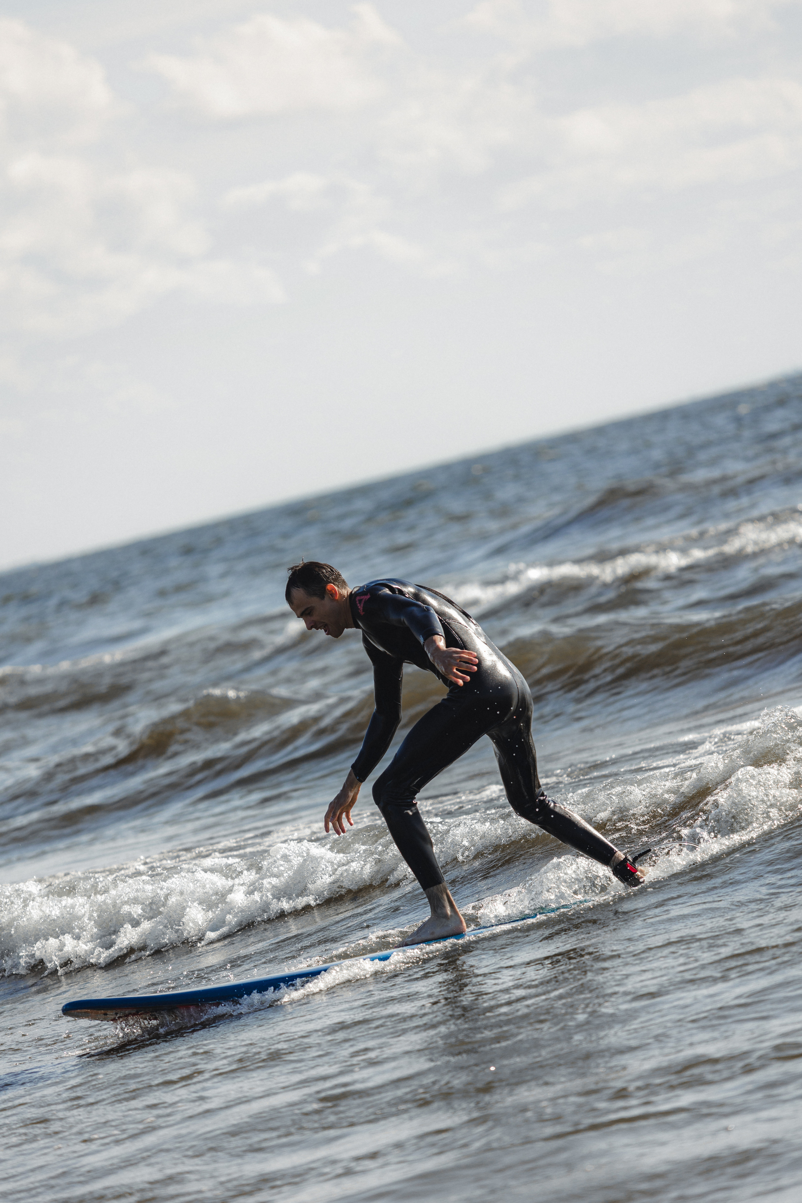 Урок по серфингу в Солнечном. Фотограф в Санкт-Петербурге