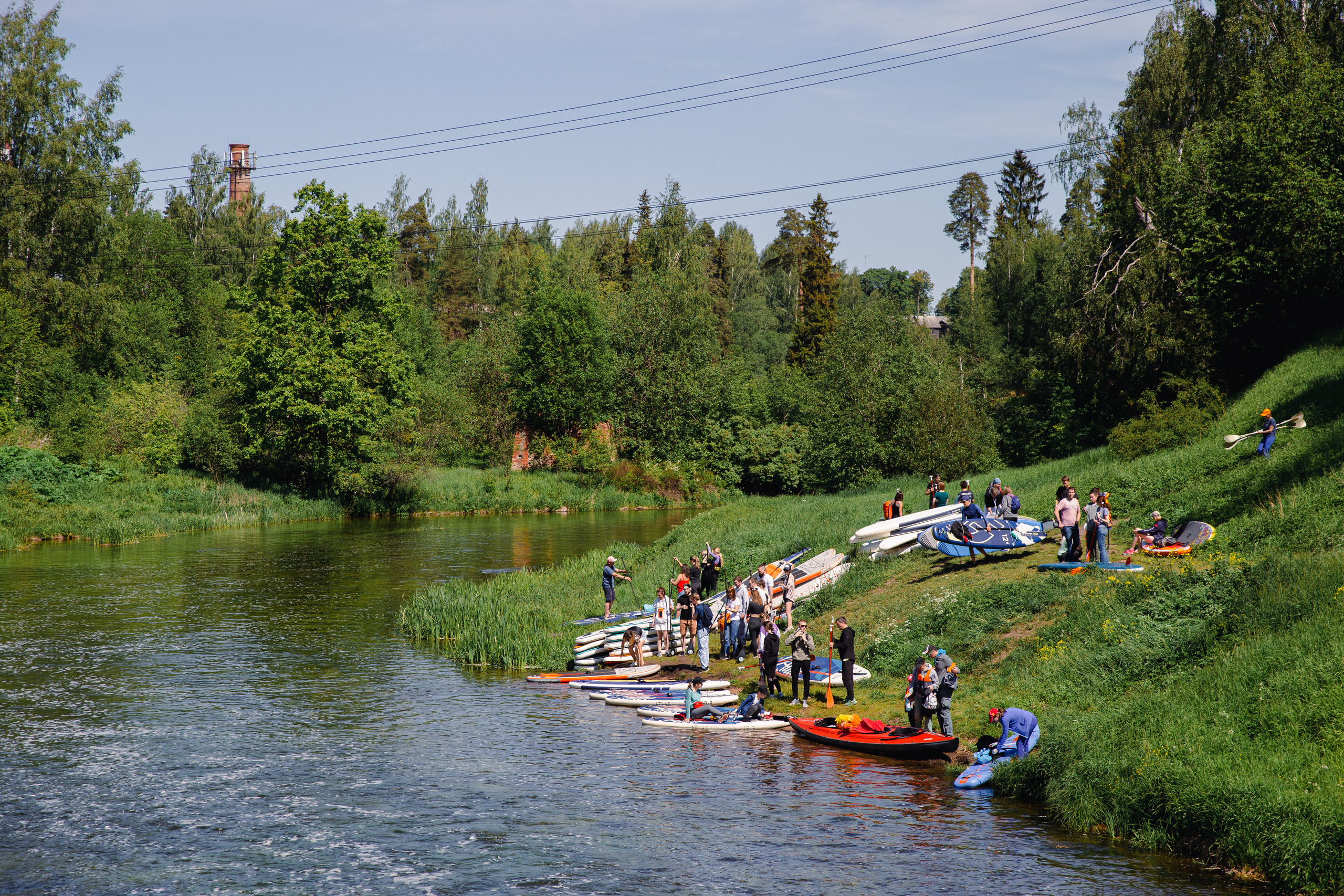 Сплавы на сапах по р. Оредеж. Фотограф в Санкт-Петербурге
