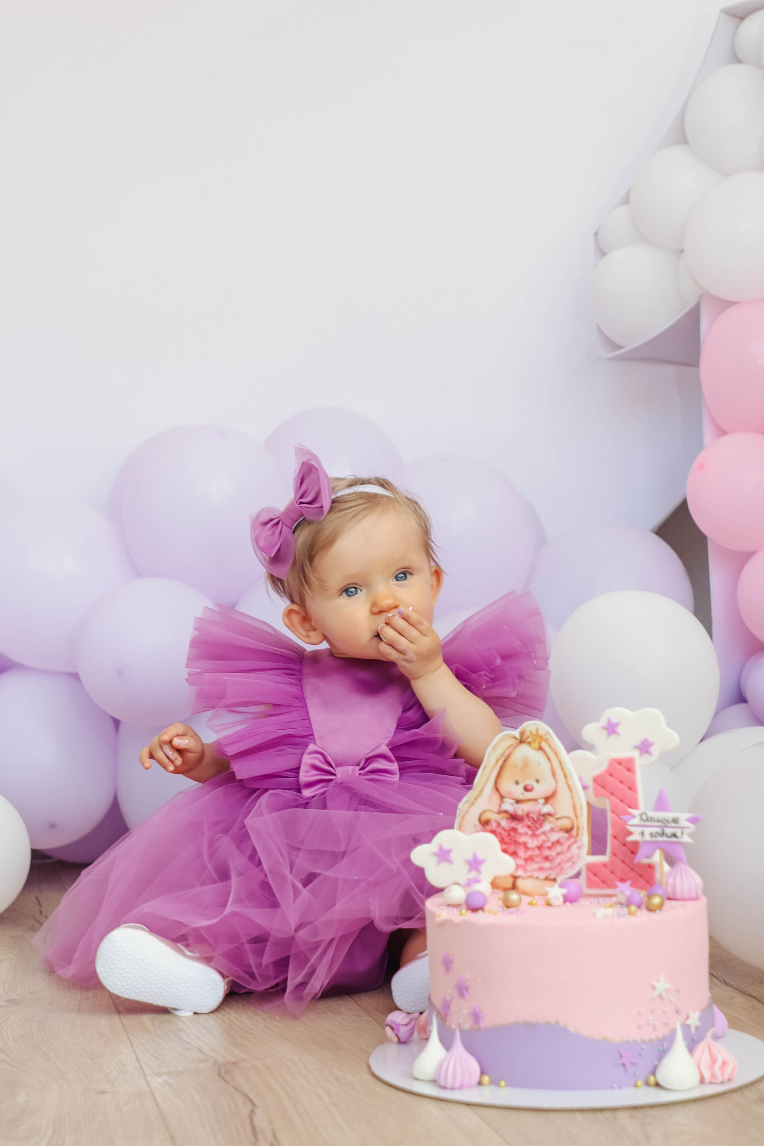 Даша 1 год. Семейный, детский, свадебный фотограф в Москве, Люберцах