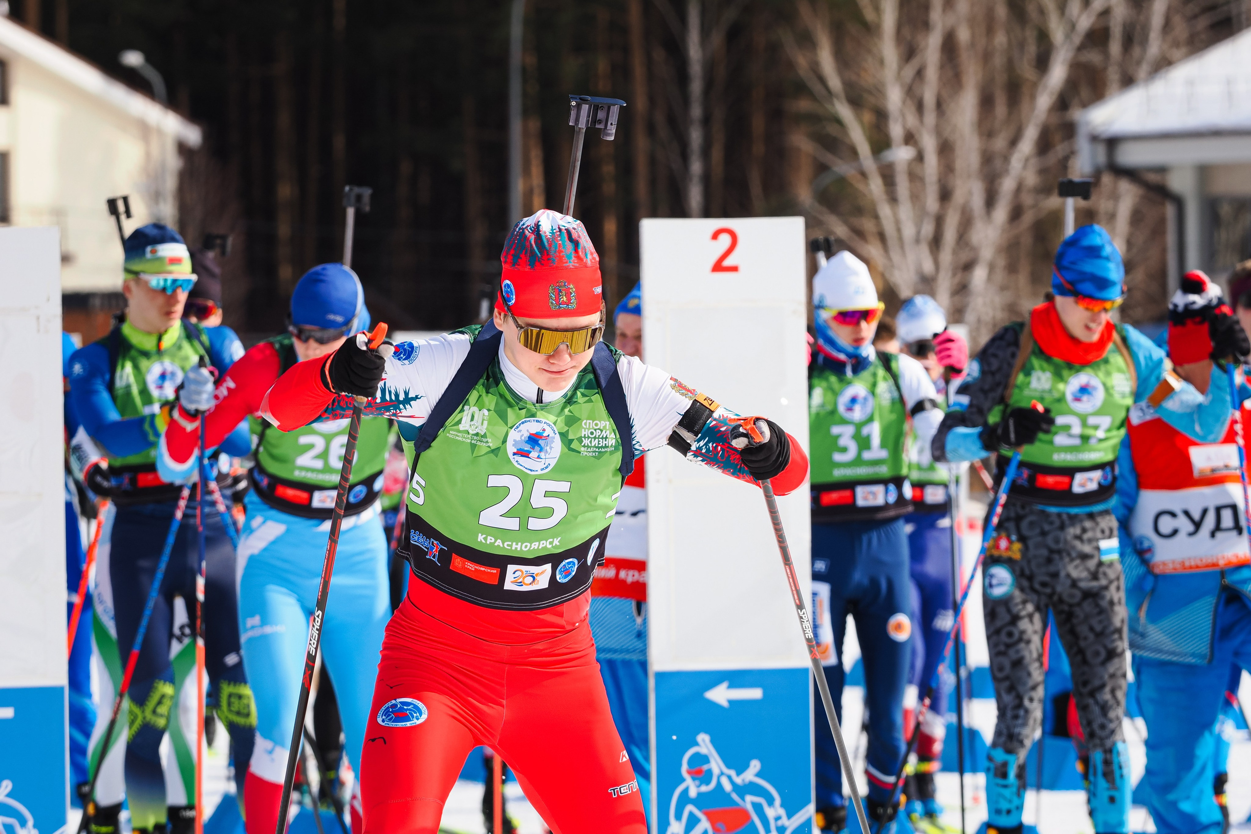 Биатлон / Первенство России. Репортажный фотограф Алексей Козьмин