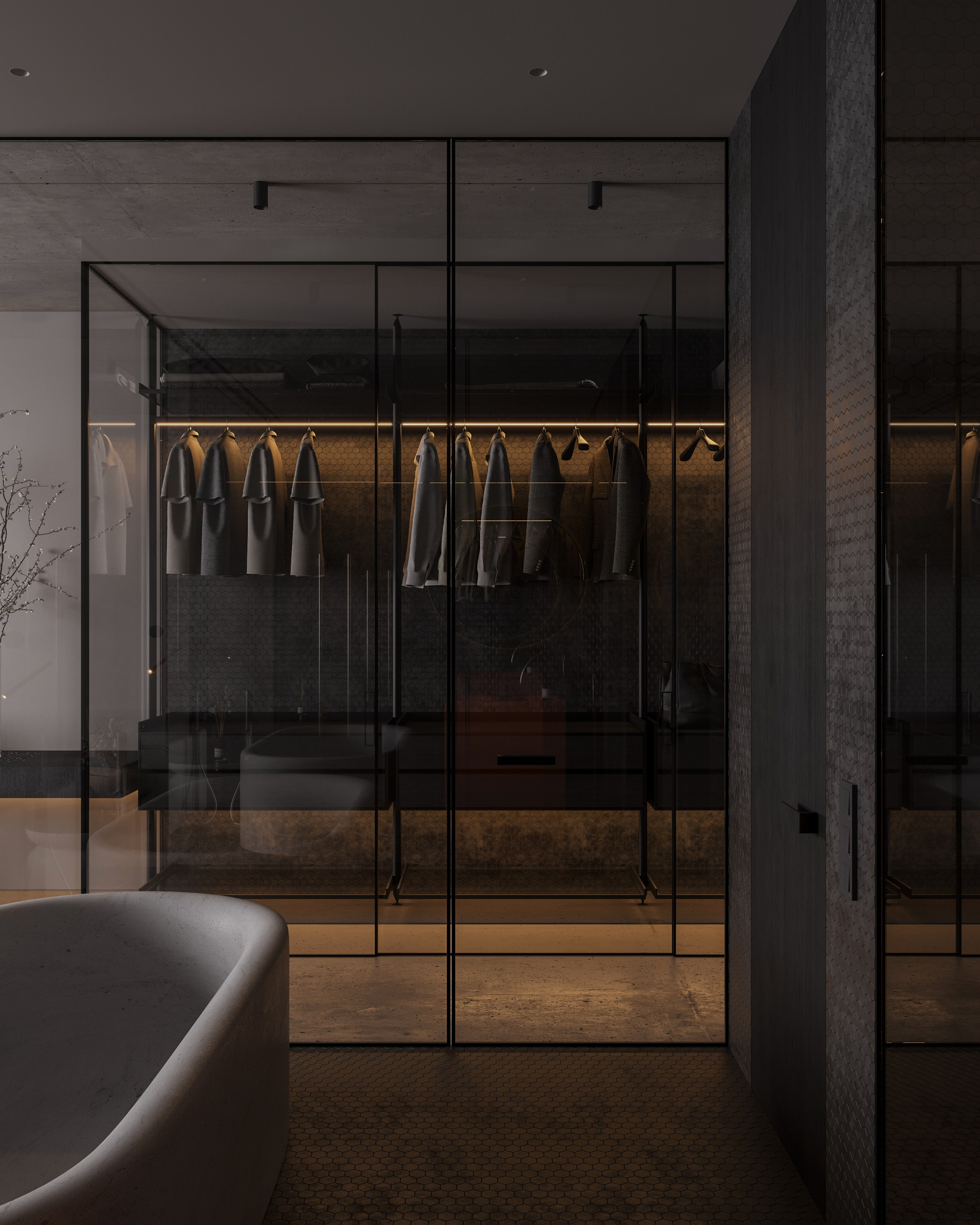 MK | Master bedroom. 3D визуализация интерьеров — Ирина