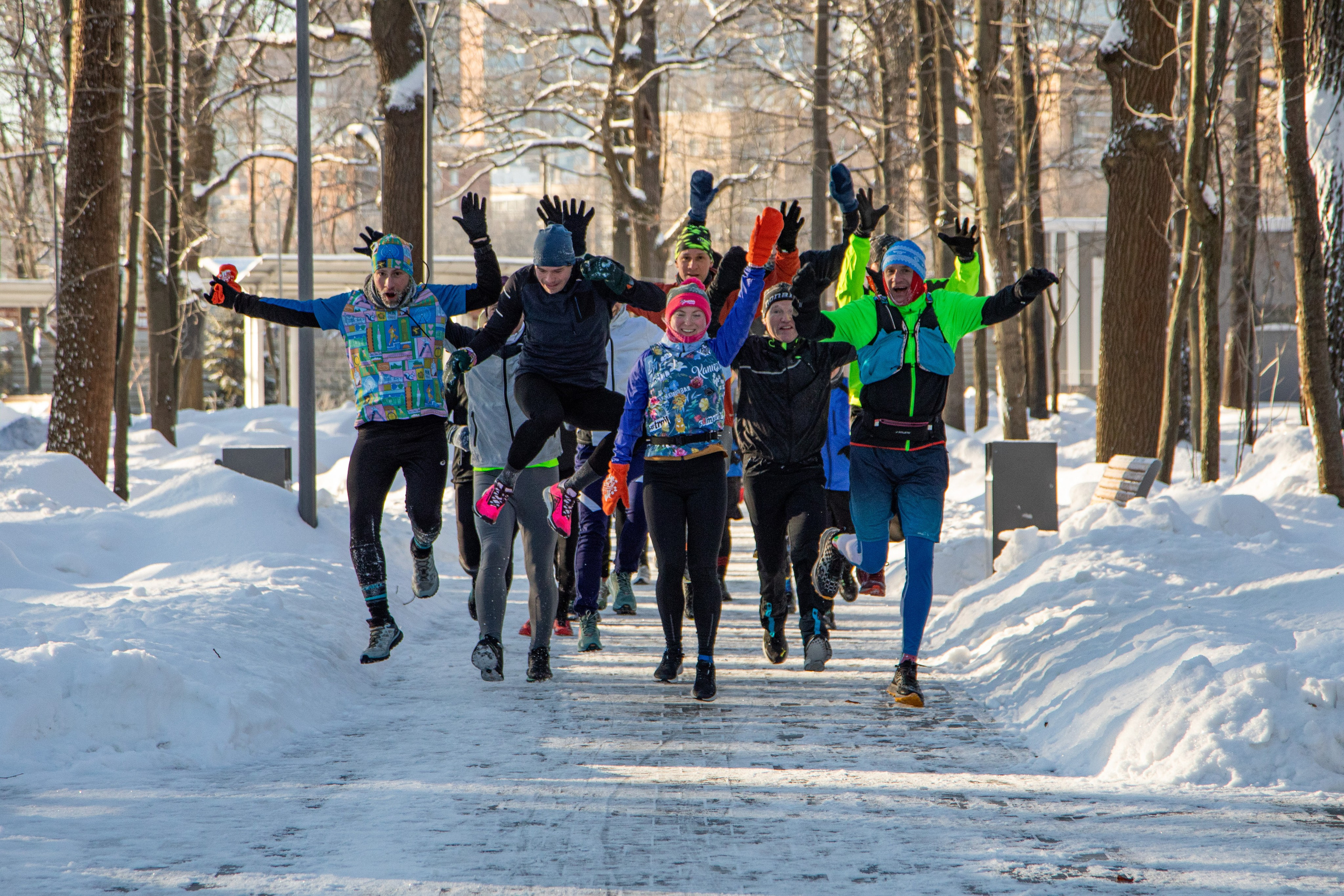 Марафон у дома, 7 этап, Химки, 21 января 2024 г. Фотограф Сергей Ловкий