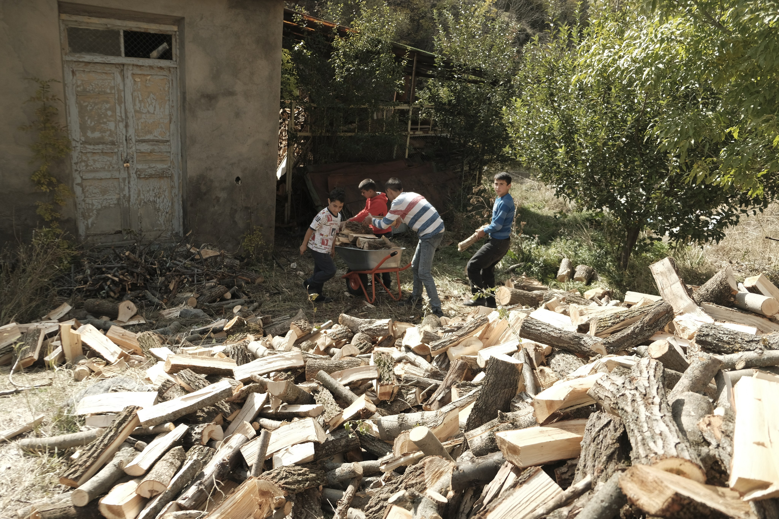 A camp for refugees from Nagorno-Karabakh. Kirillov Egor