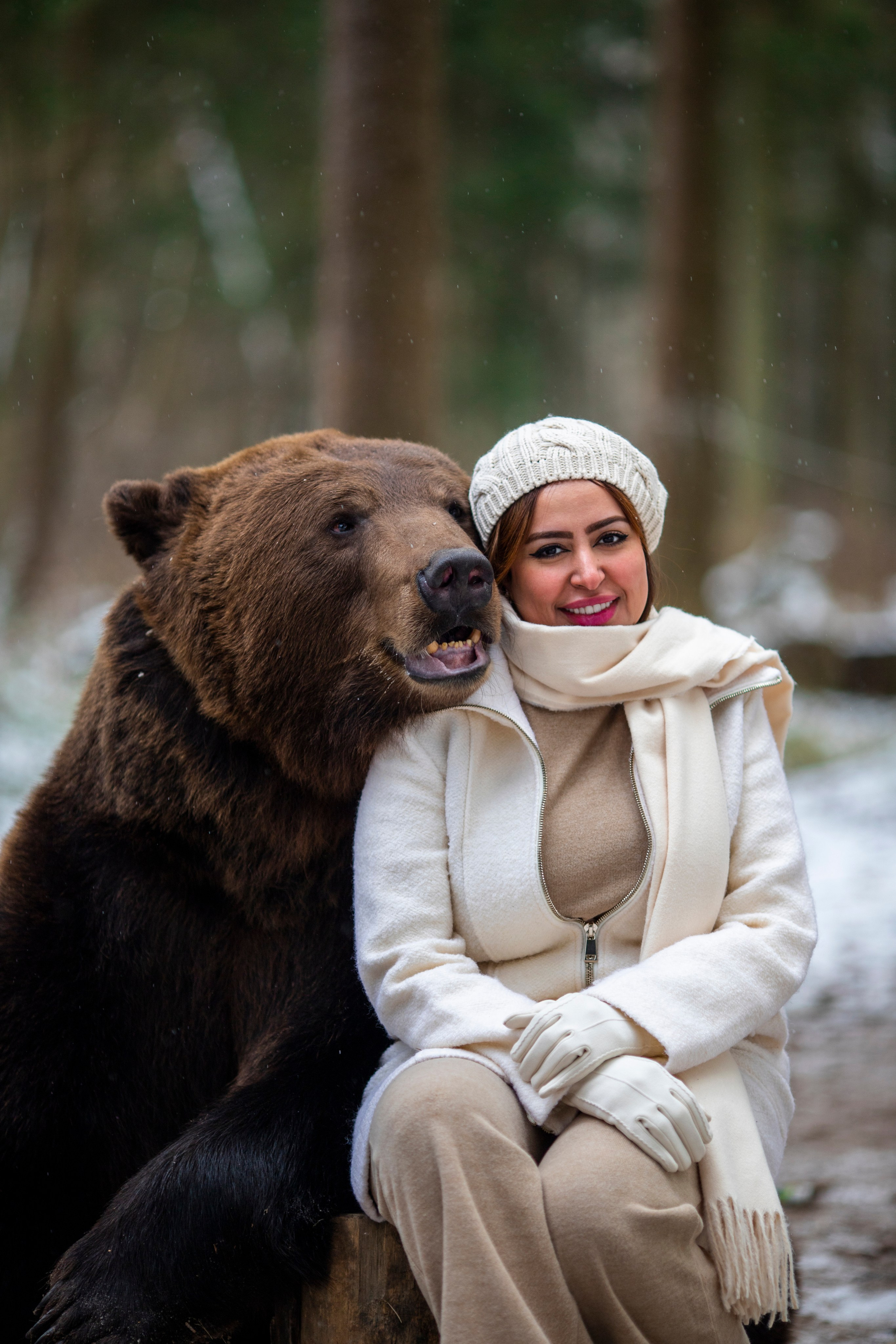 С медведем. Фотограф в Москве и в Московской области Сандра