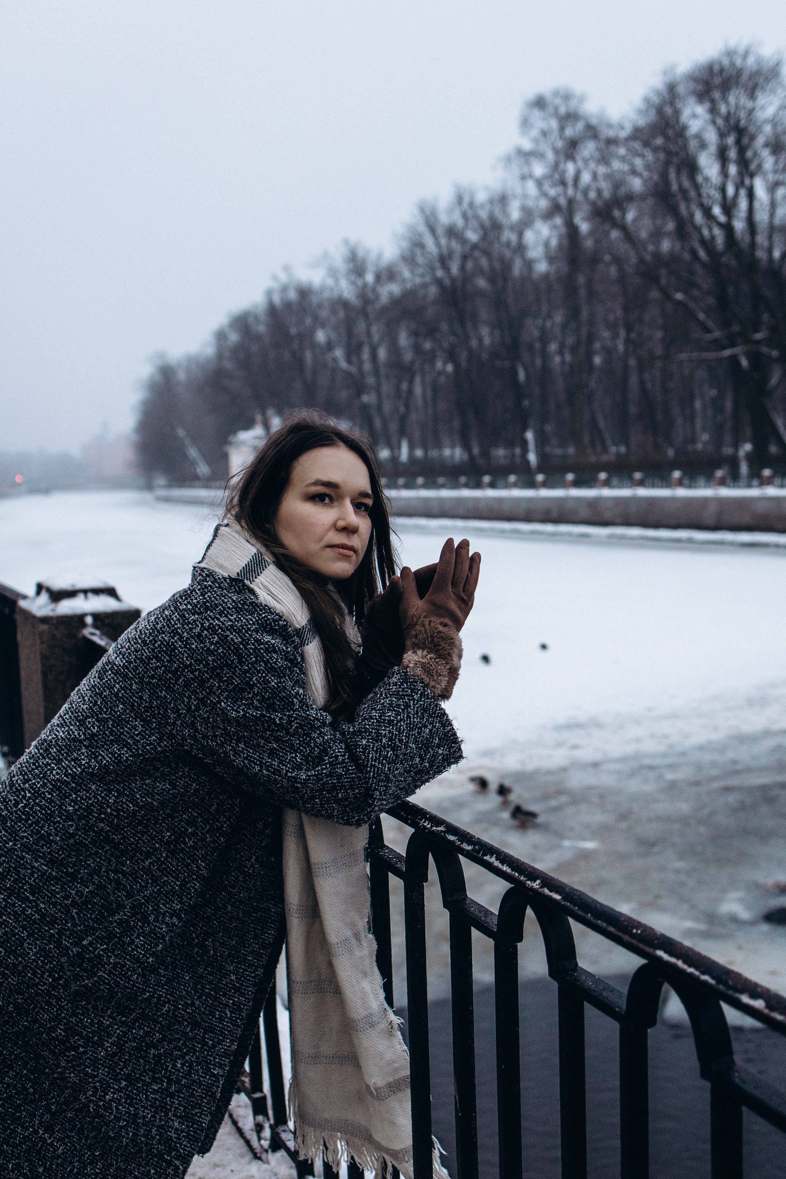 В объятьях снега и Невы. Семейный фотограф в Санкт-Петербурге Лена Соколова