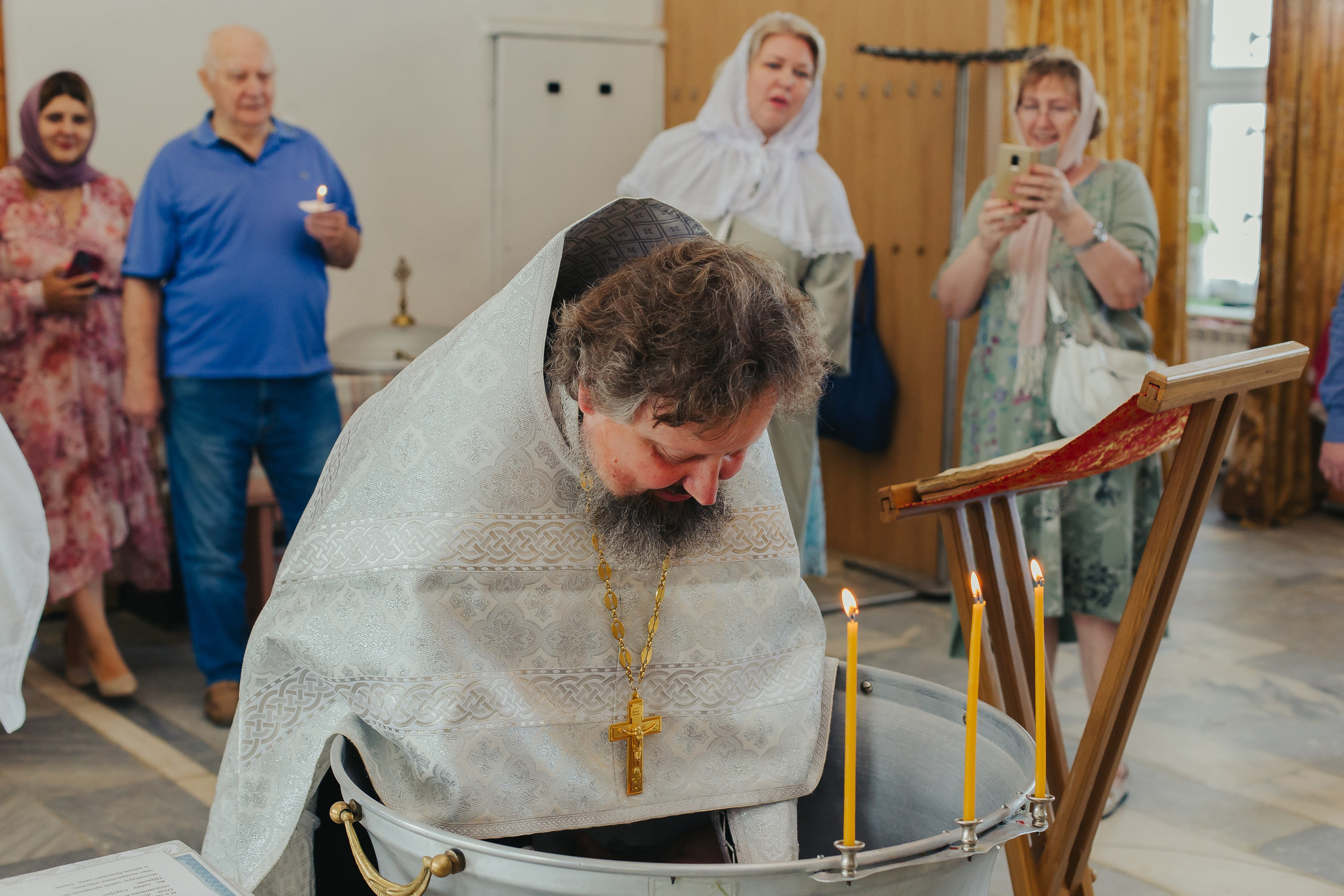 Фотосъемка Крещения в Сергиевом Посаде. Фотограф новорожденных и детский в Сергиевом Посаде Кругликова Юлия