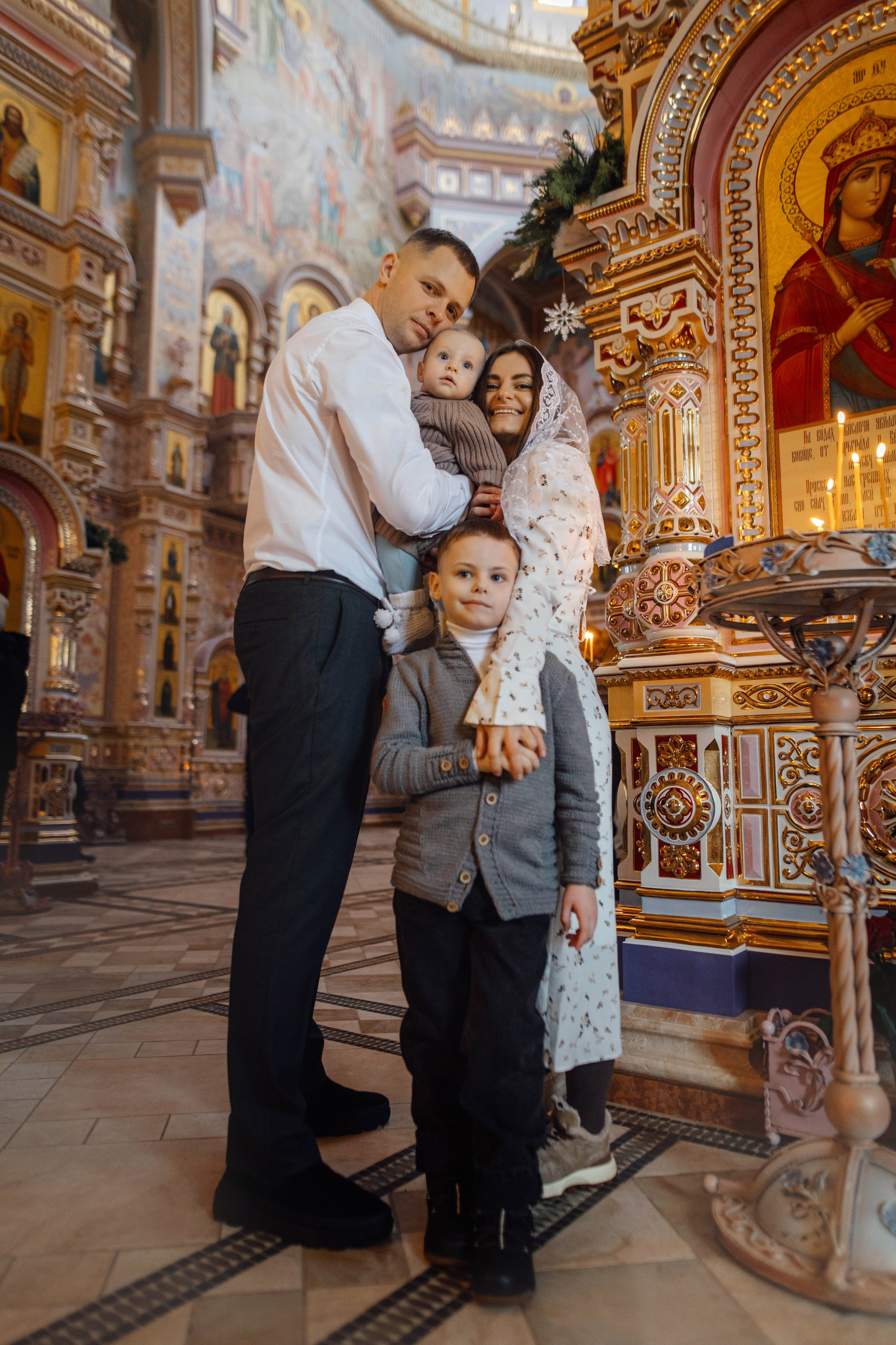 Крещение Матвея, храм Святой Троицы, декабрь 2025