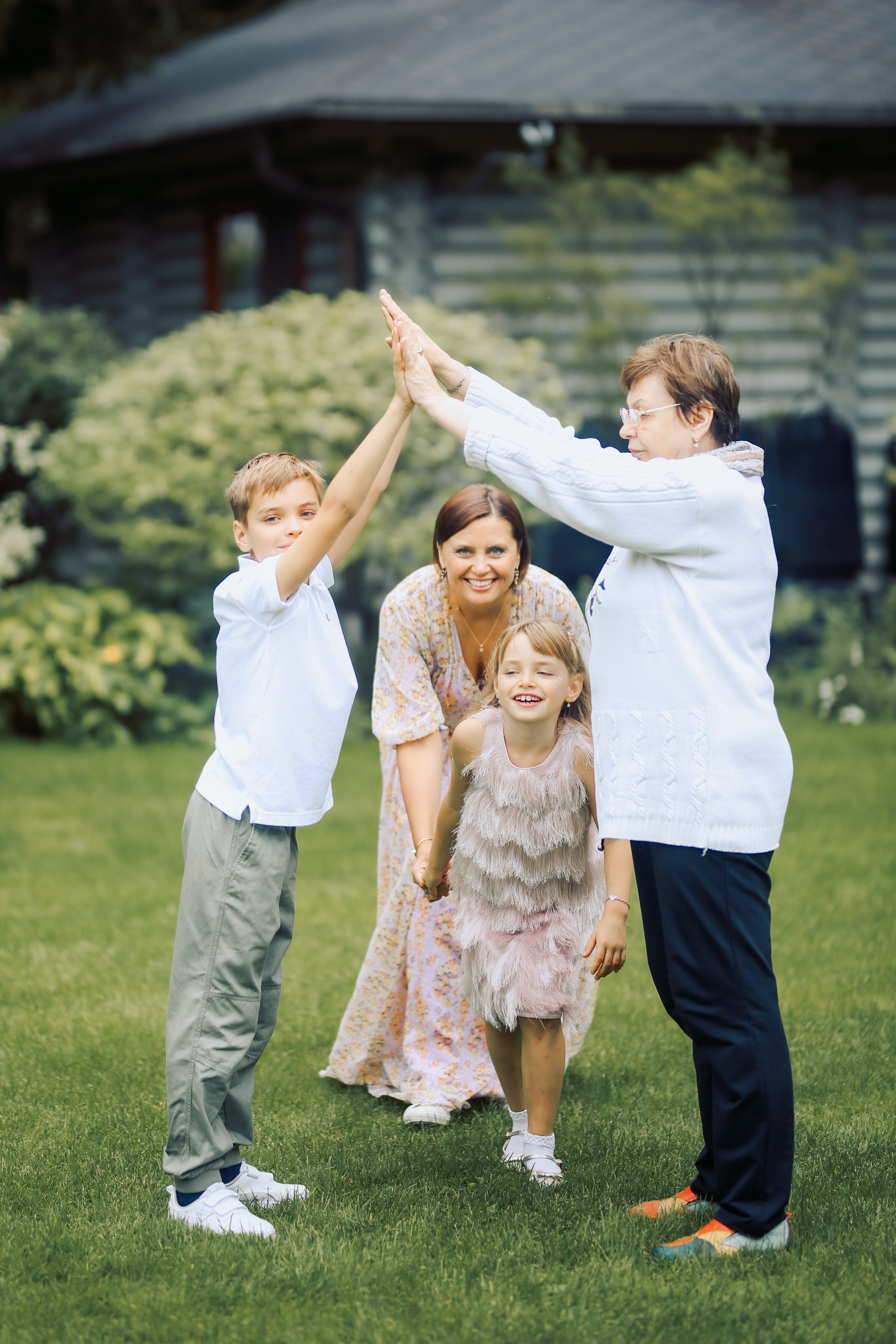 Юлия с семьей. Фотограф Анастасия Залевская