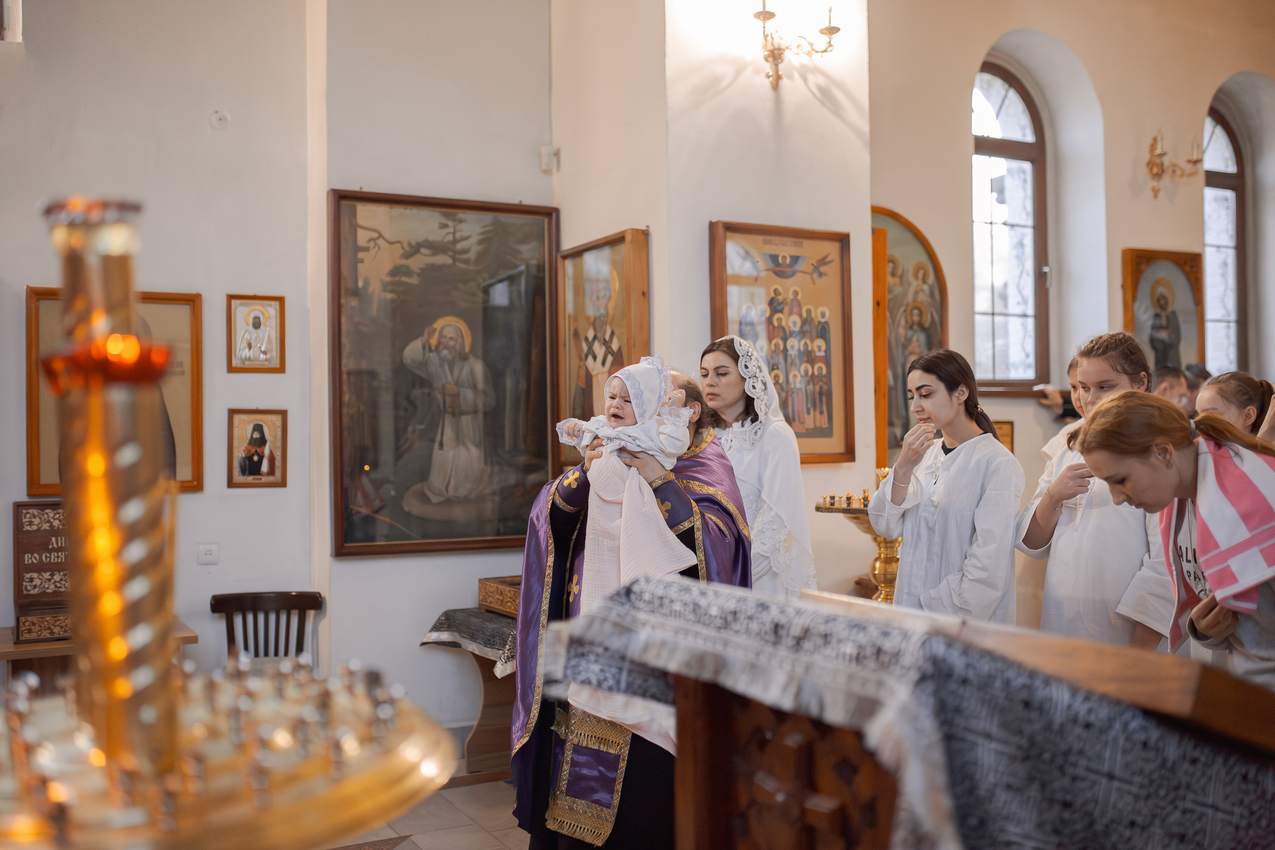 Крещение Вироники. Фотограф на Крещение и Венчание в Ташкенте