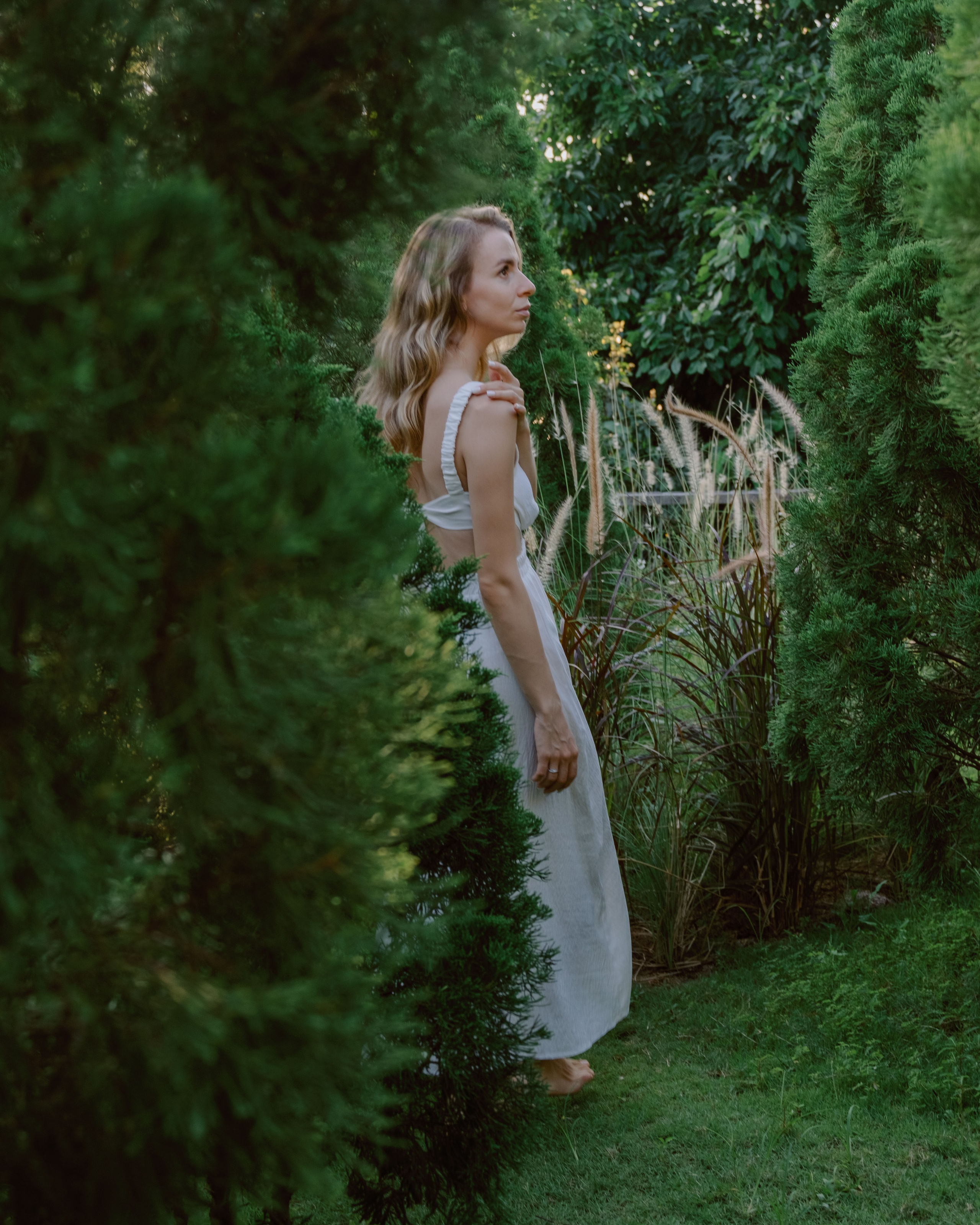 Natasha. Among these firs. Portrait photographer Nha Trang | Julia Meshanina