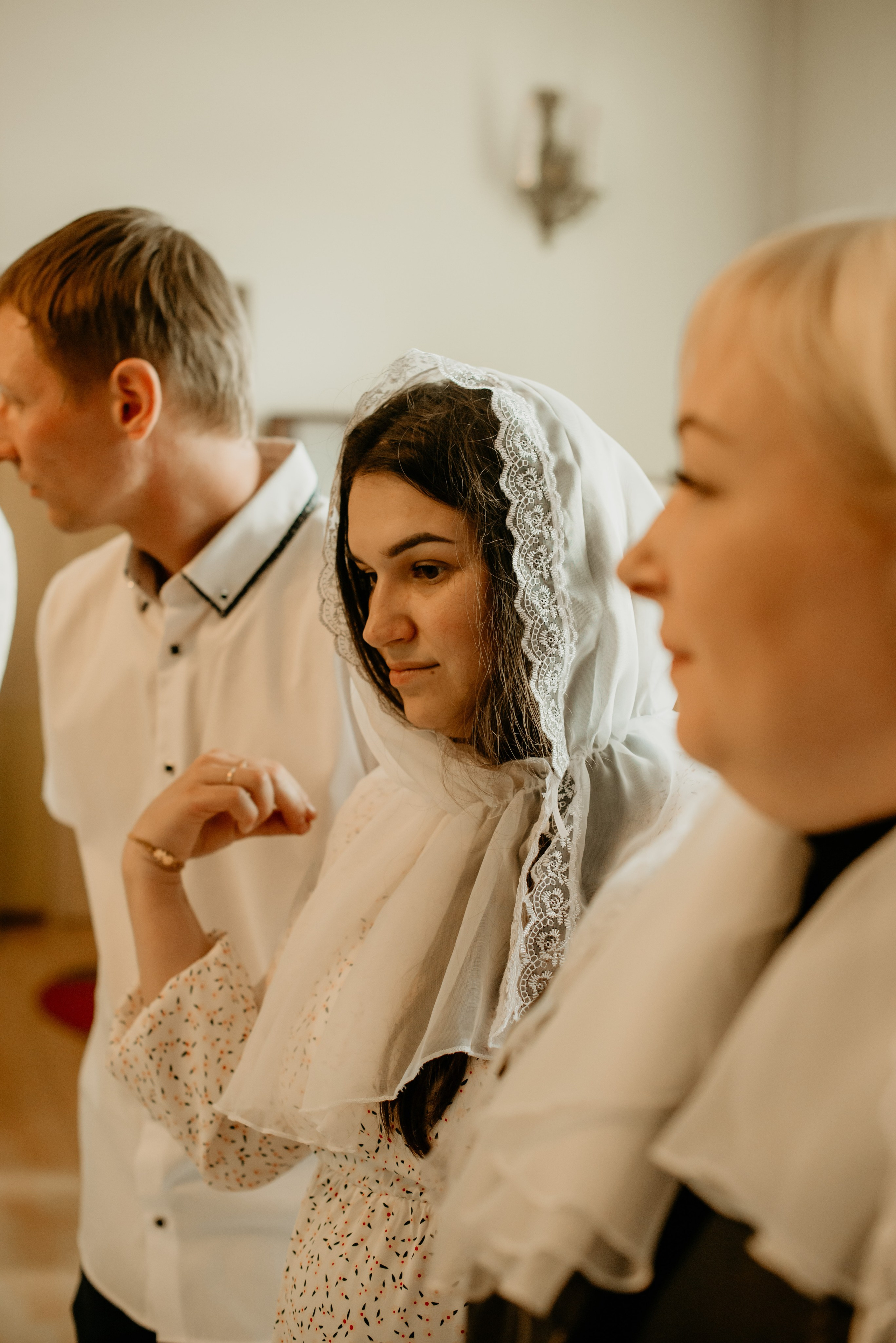 Таинство крещения Софии. Свадебный, семейный и портретный фотограф в Суворове Анастасия Седыкин