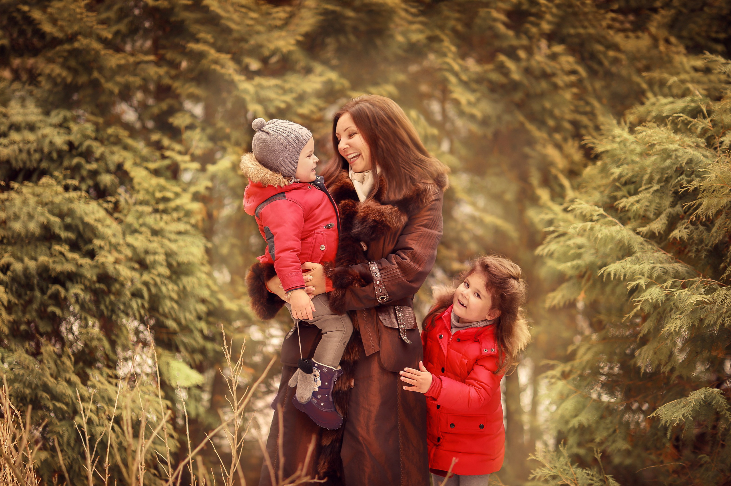 Зимние приключения. Фотограф Юлия Рязанова Москва семейный и детский