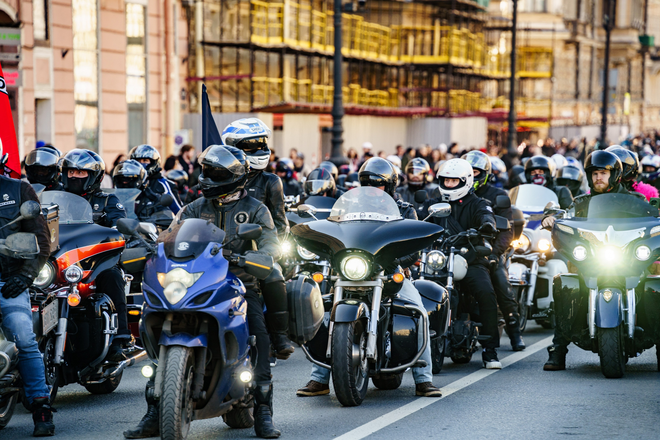 Прохват мотоклуба Norman Riders ч.1. Концертный и репортажный фотограф в Санкт-Петербурге Слава Пахомов