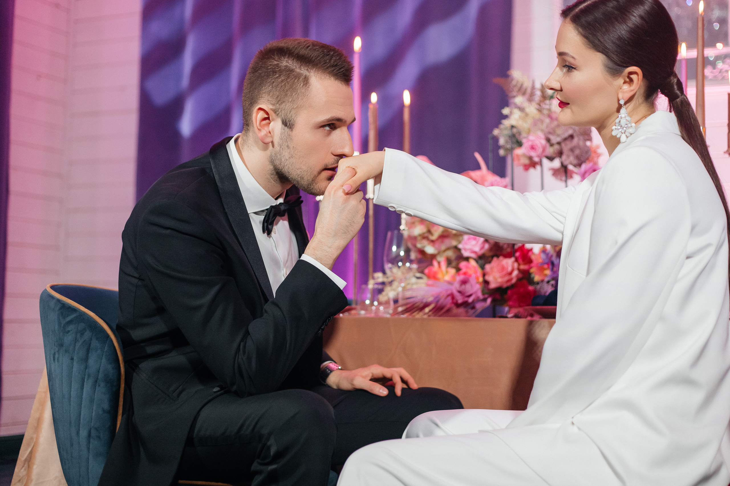 Свадебная фотосессия в ресторане