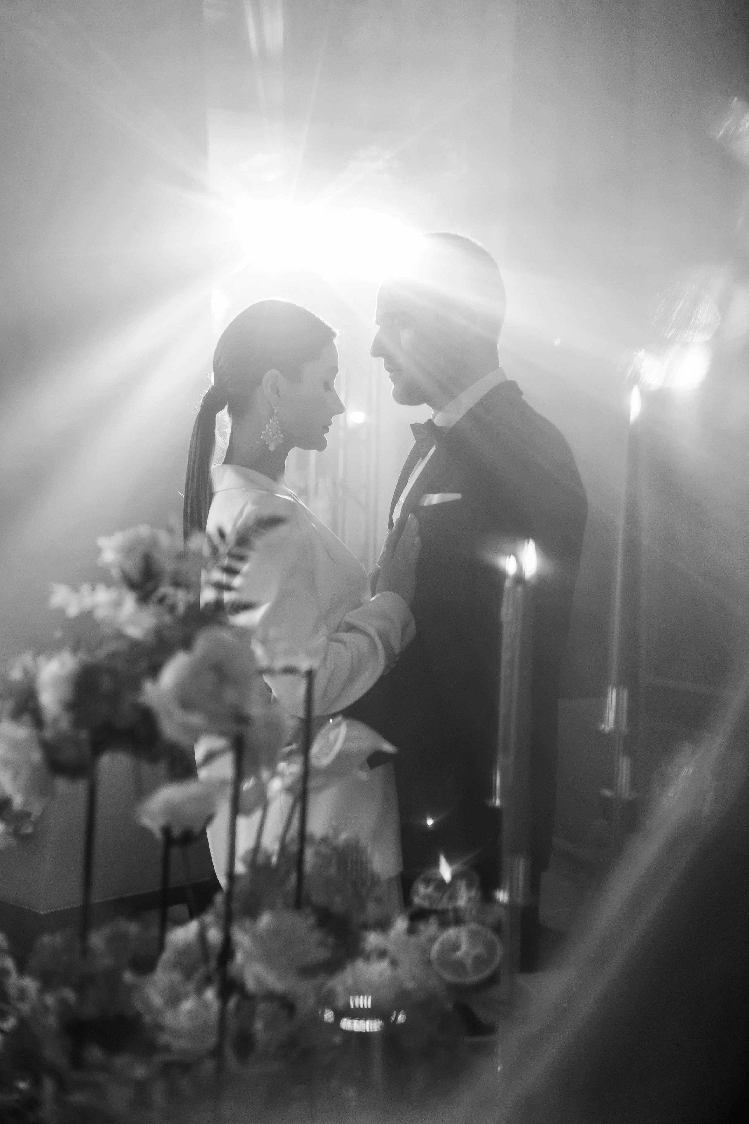 Свадебная фотосессия в ресторане