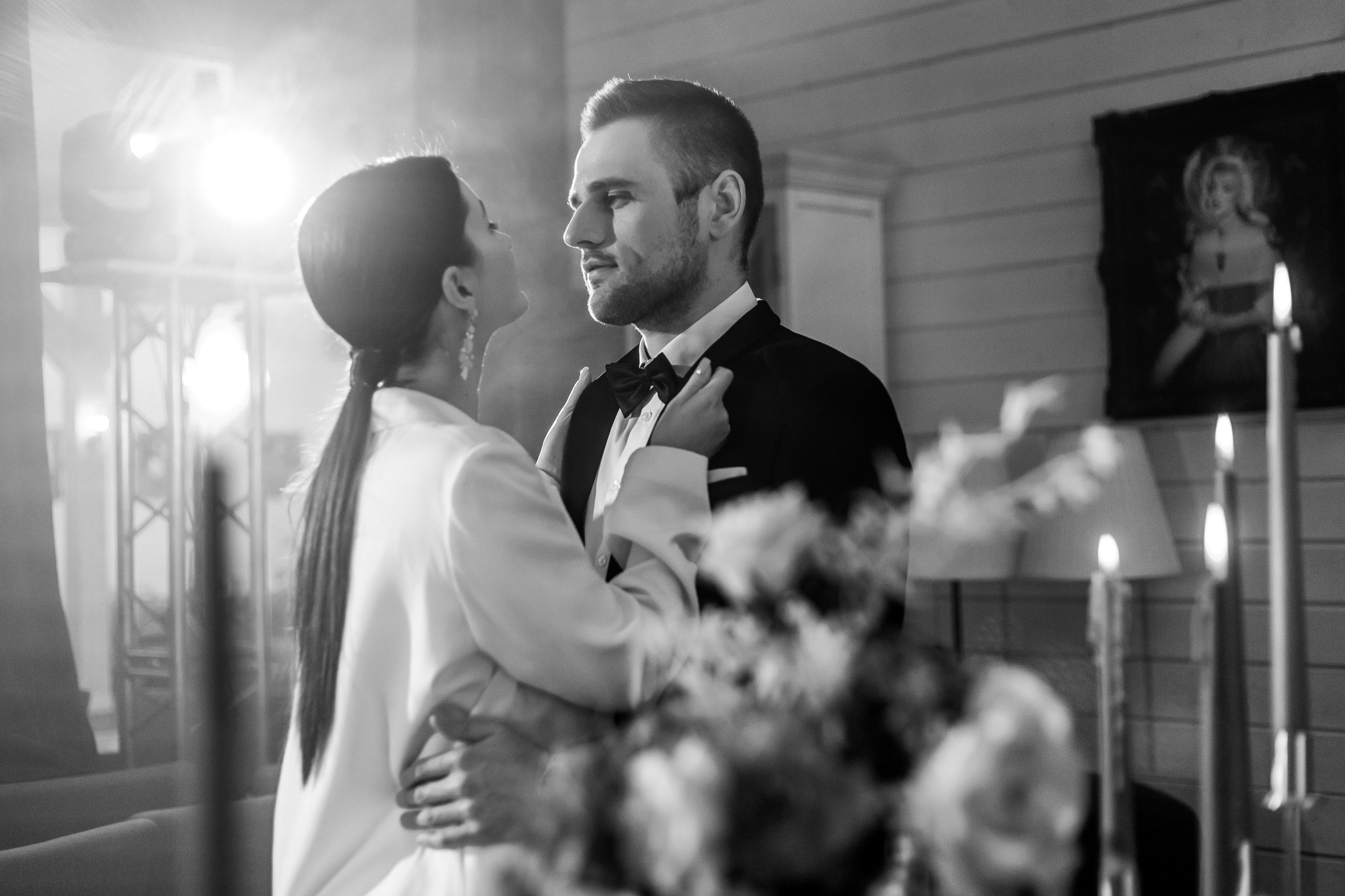 Свадебная фотосессия в ресторане