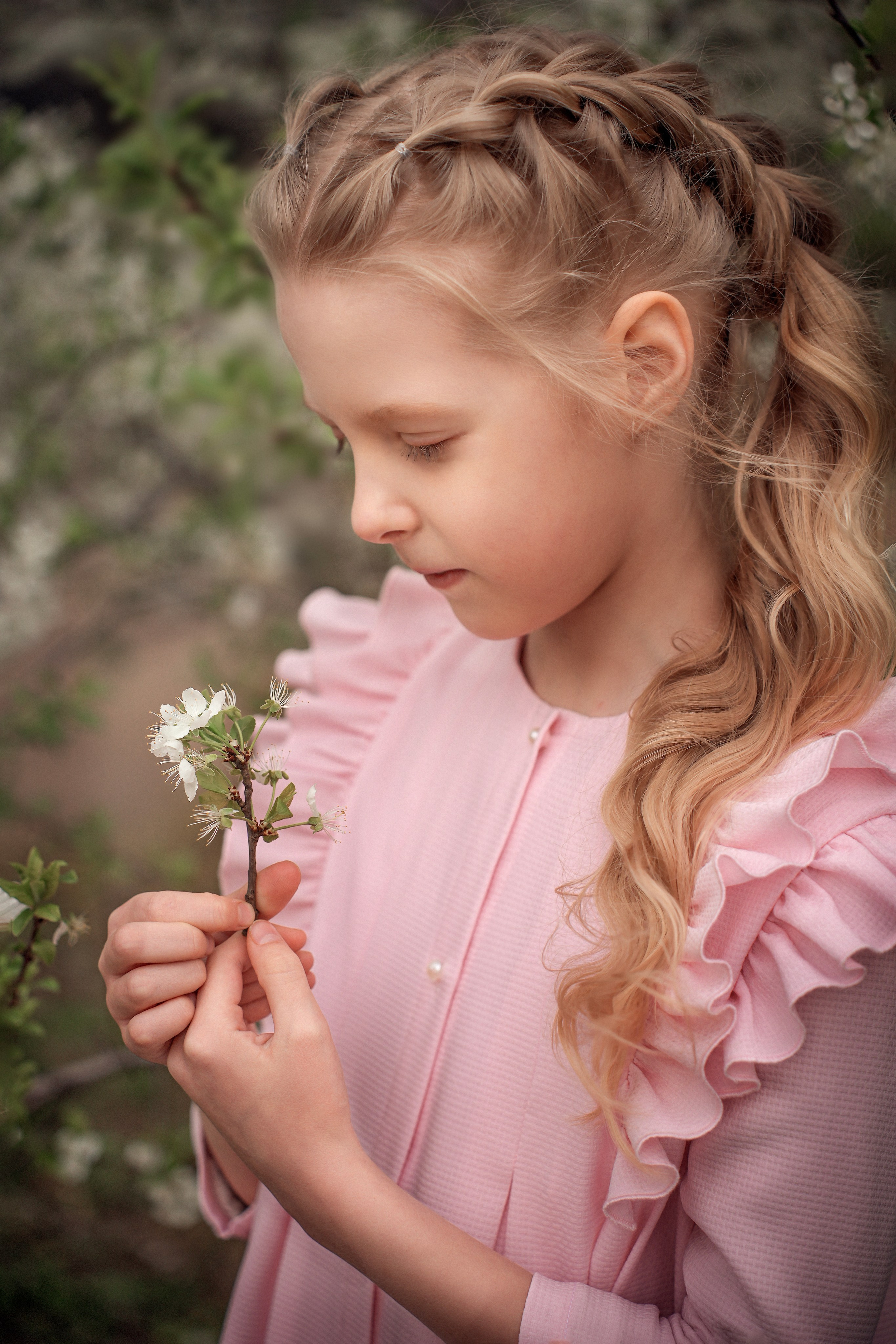 Детский весенний портрет в Красногорске. Фотограф Ольга Чувалдина Москва