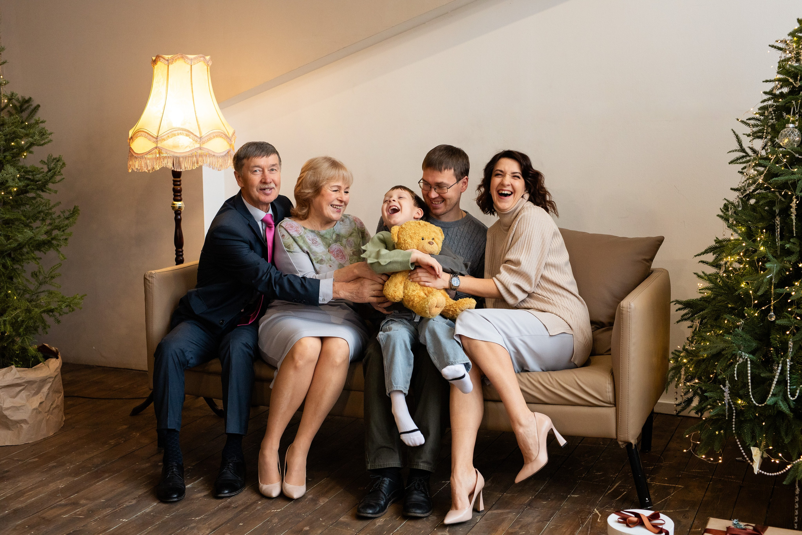 Новогодняя Семейная. Фотограф Анастасия Петрова