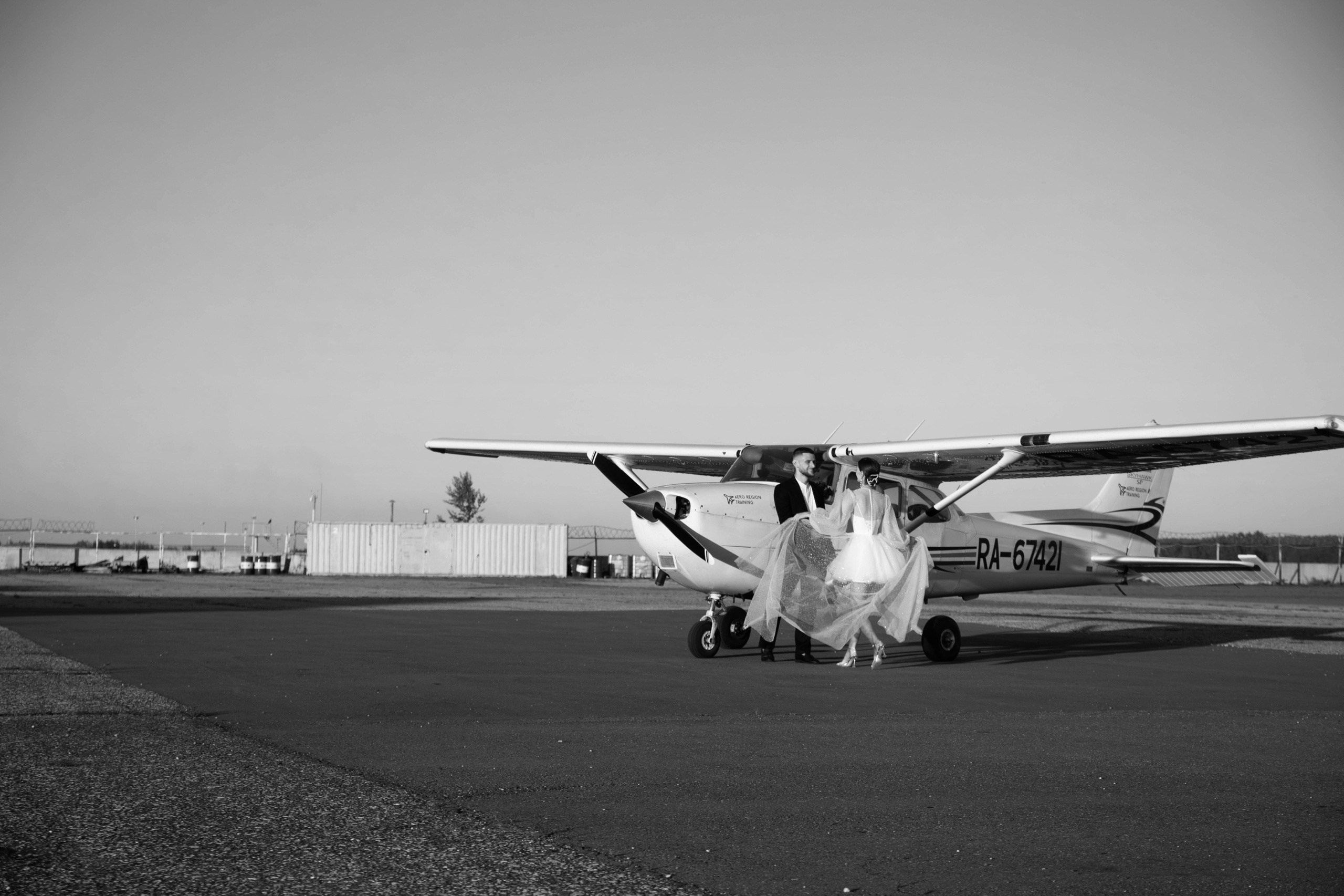 Аэродром. Таня Kosyy, свадебный и портретный фотограф в Москве