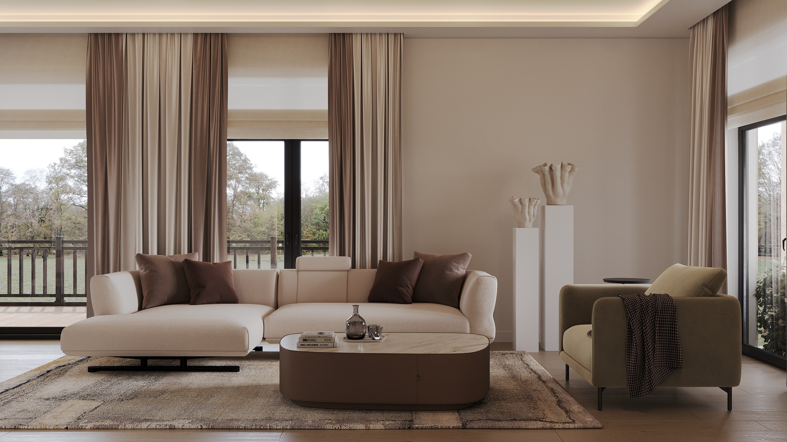 Вилла Каталина. Частный дом 200 кв. м. Цель: постоянное проживание. Дизайн интерьеров, строительство, ремонт домов и квартир в Геленджике