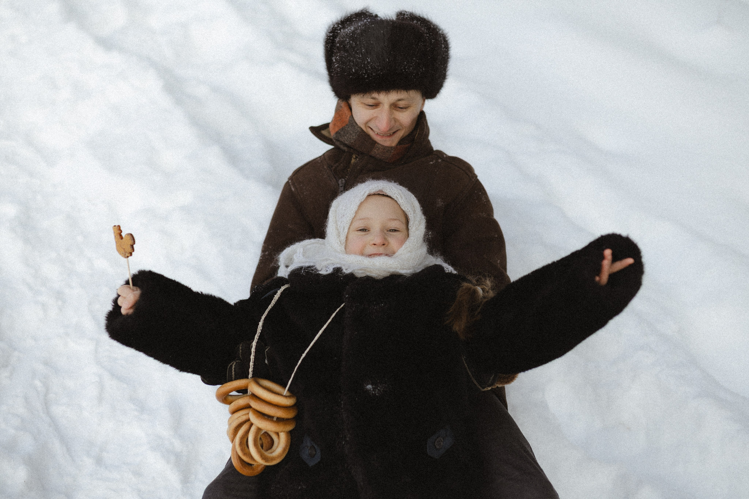 Зима не холодная, когда рядом свои. Семейный фотограф в Москве Алина Савченко