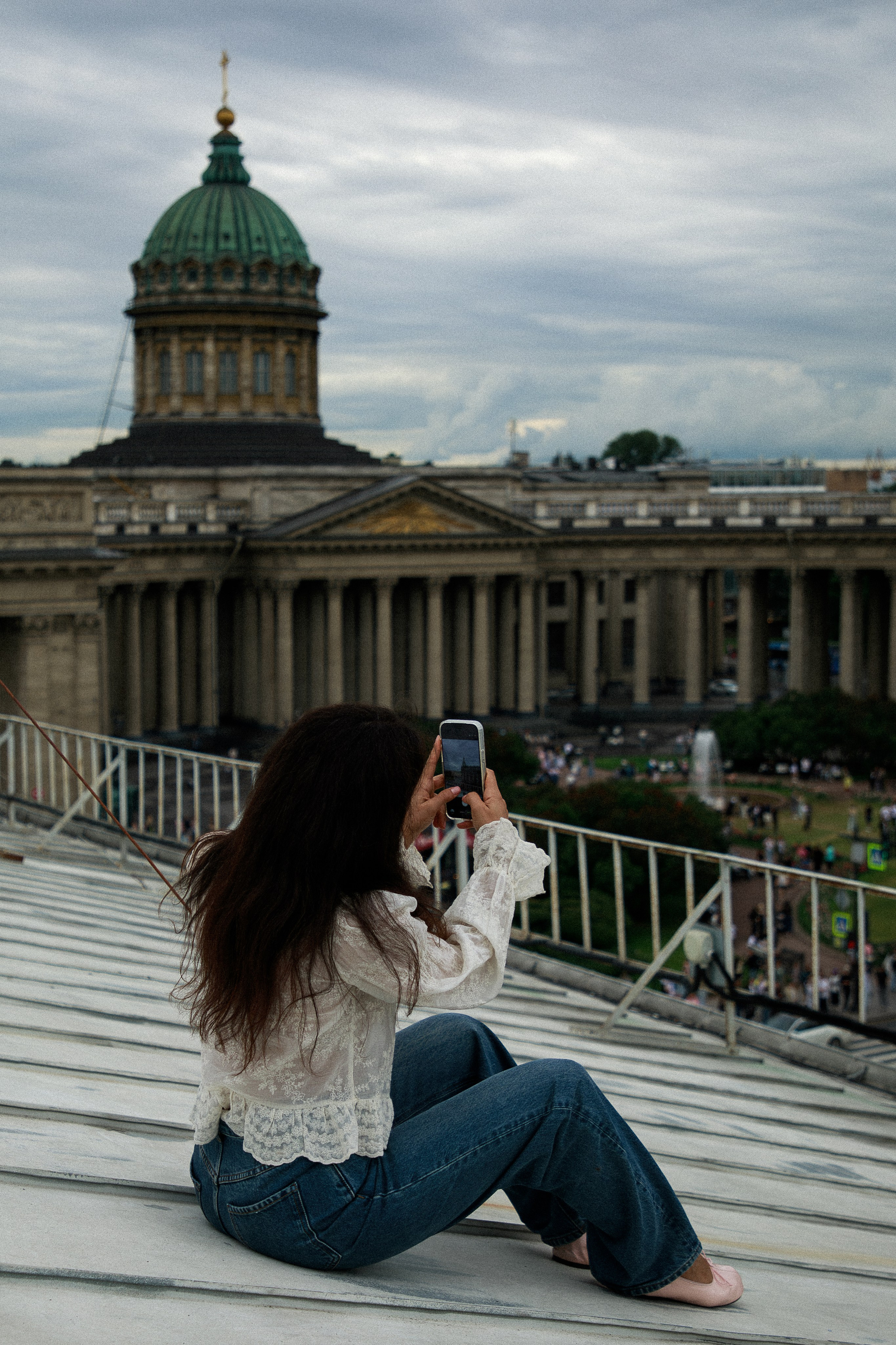 Прогулка у Казанского собора с Ириной. Фотограф в Санкт-Петербурге Таня Михайлова