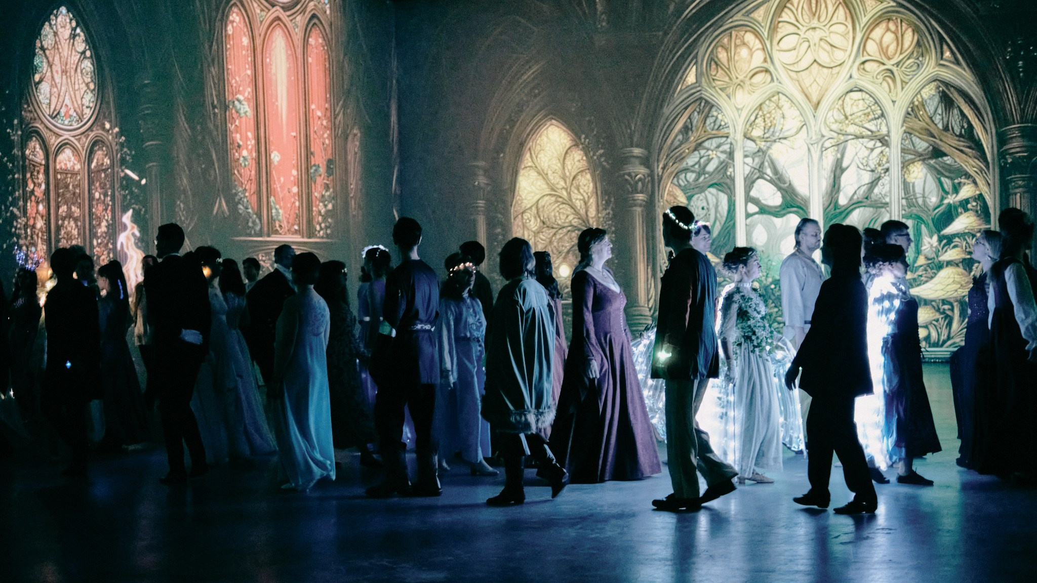 Ночь в холмах | Иммерсивный бал. Фотограф Аннё| Москва