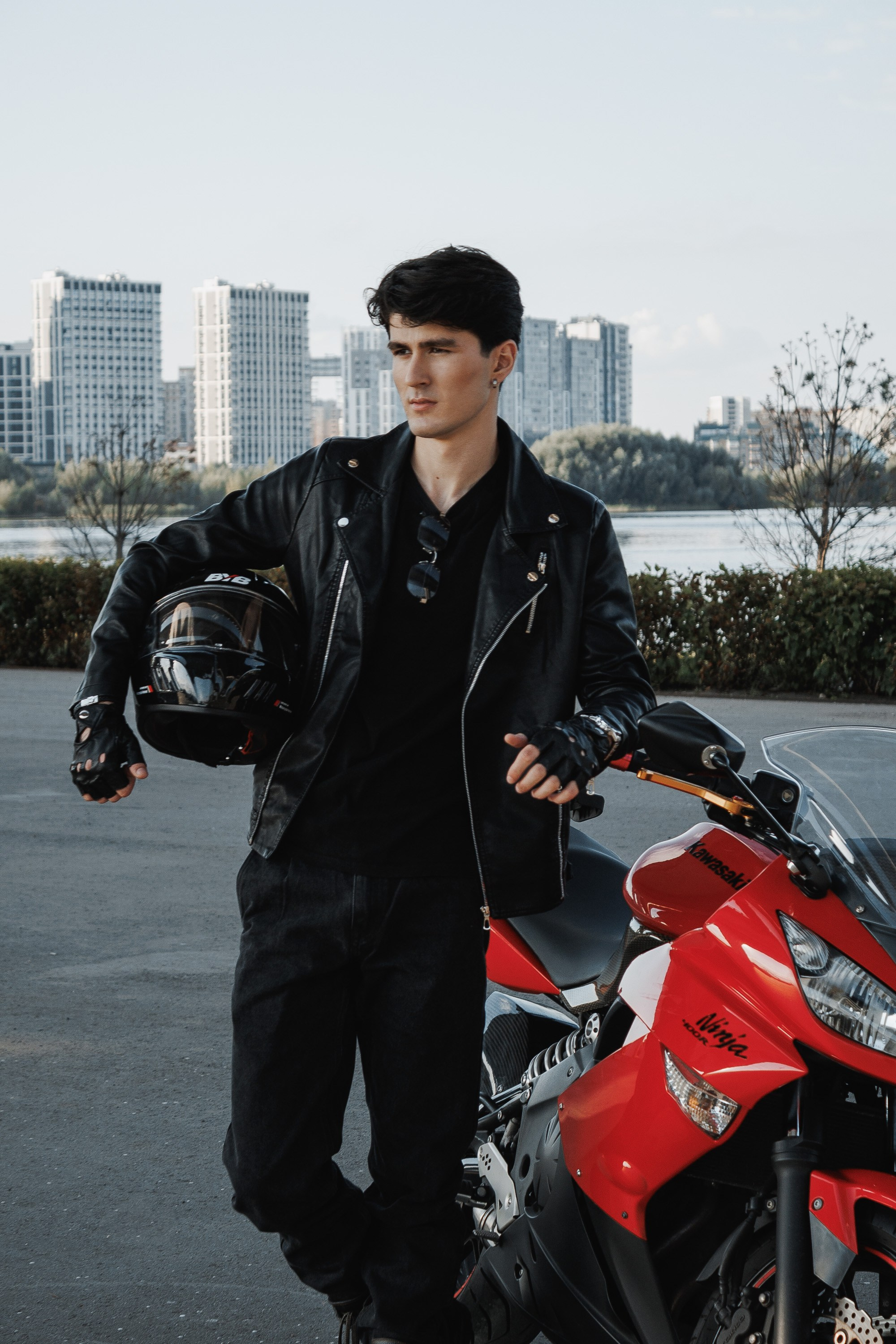 Съемка на мотоцикле. Ксю Галиасфарова — Фотограф Казань