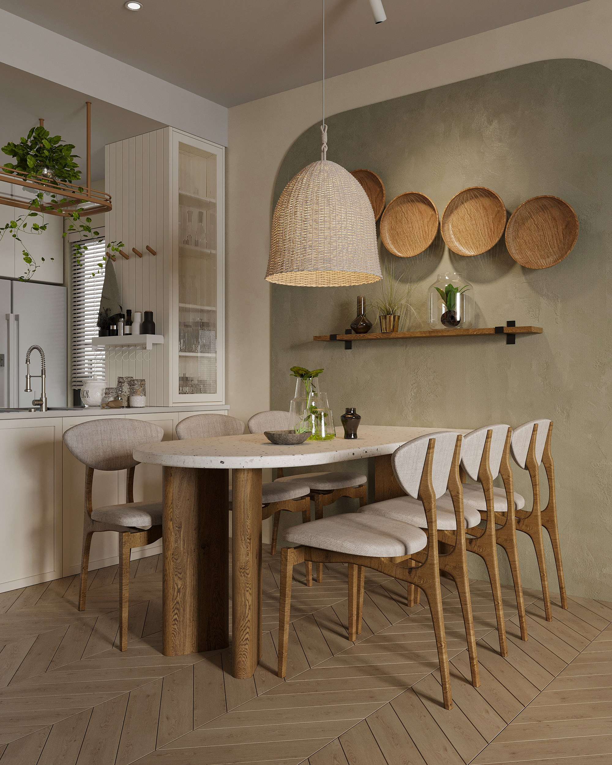 Базовые интерьеры для предметной визуализации. Королёва Анастасия | 3D визуализатор