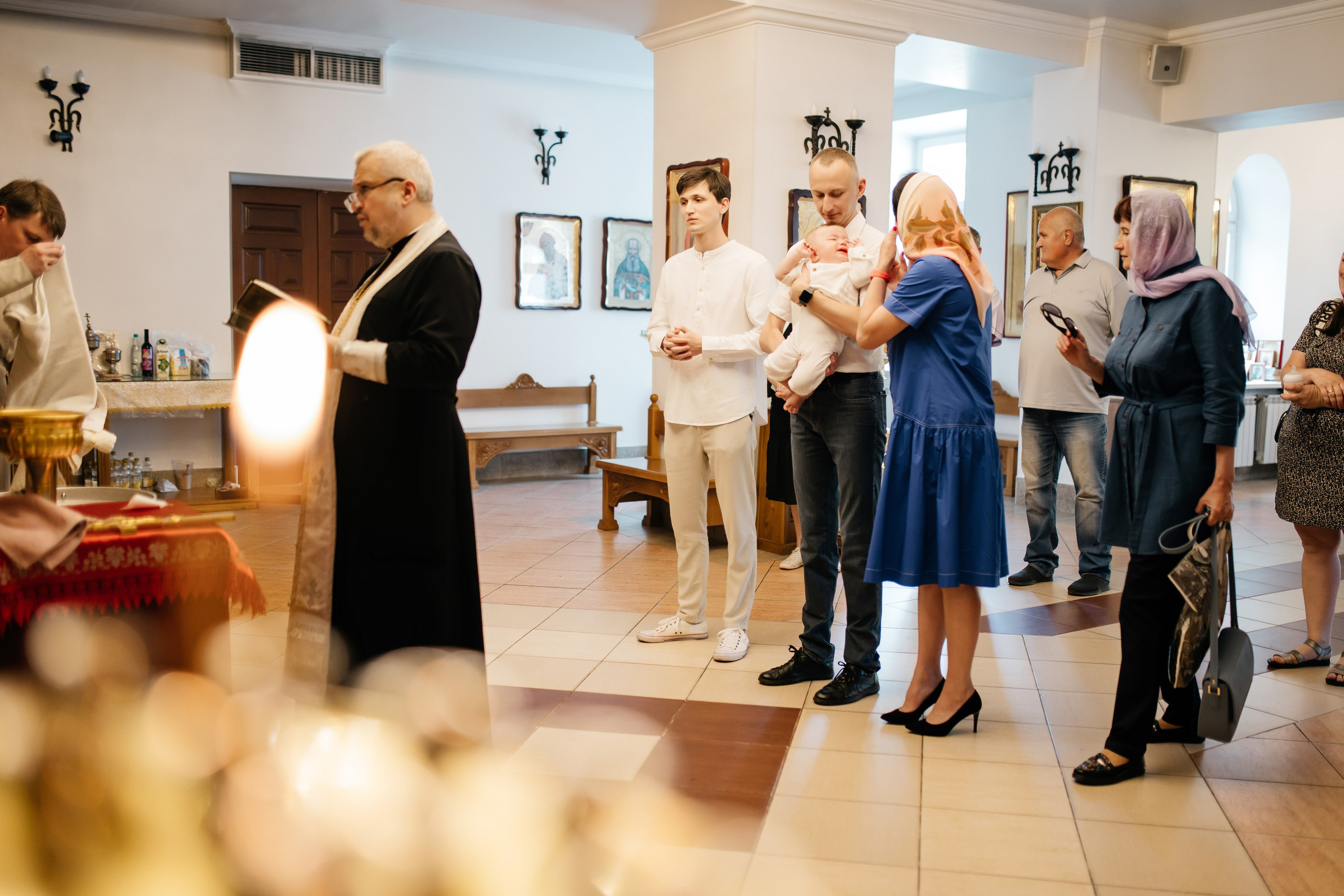 Крещение Андрея. Церковь Преображения Господня. Фотограф ВИКА МЕДУЗА