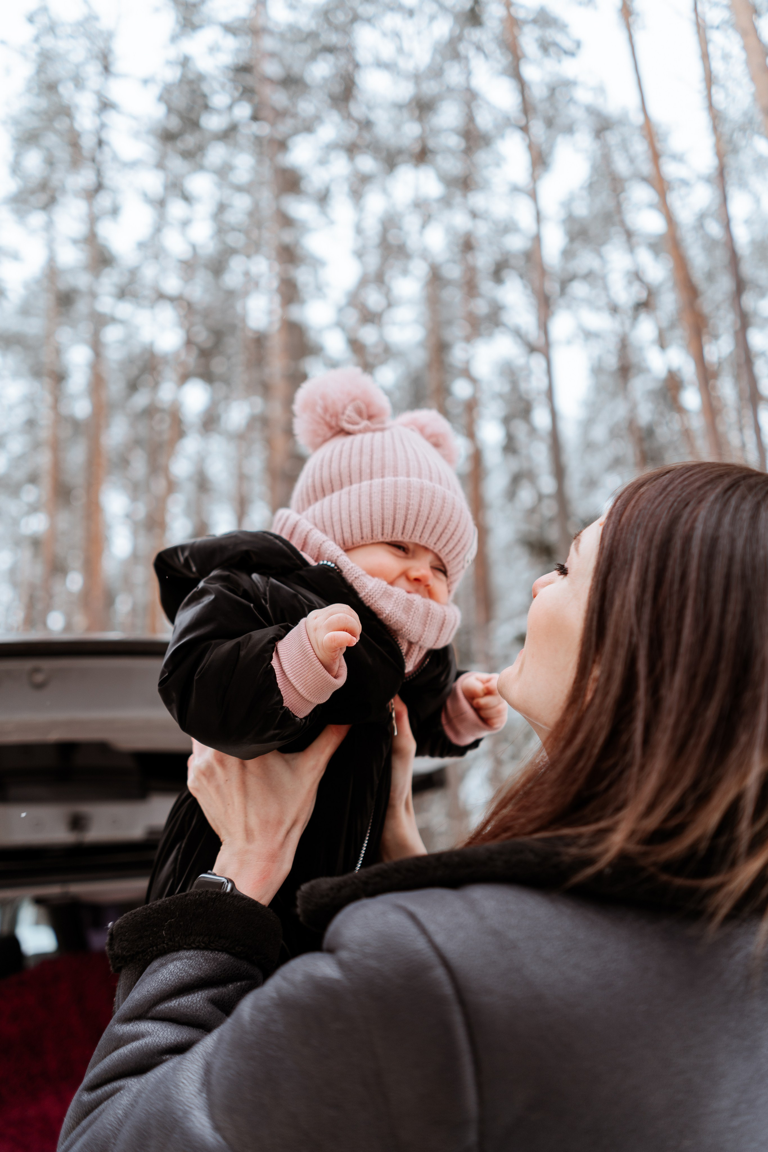 Семейная фотосессия Екатерины и малышки Даши в Калуге